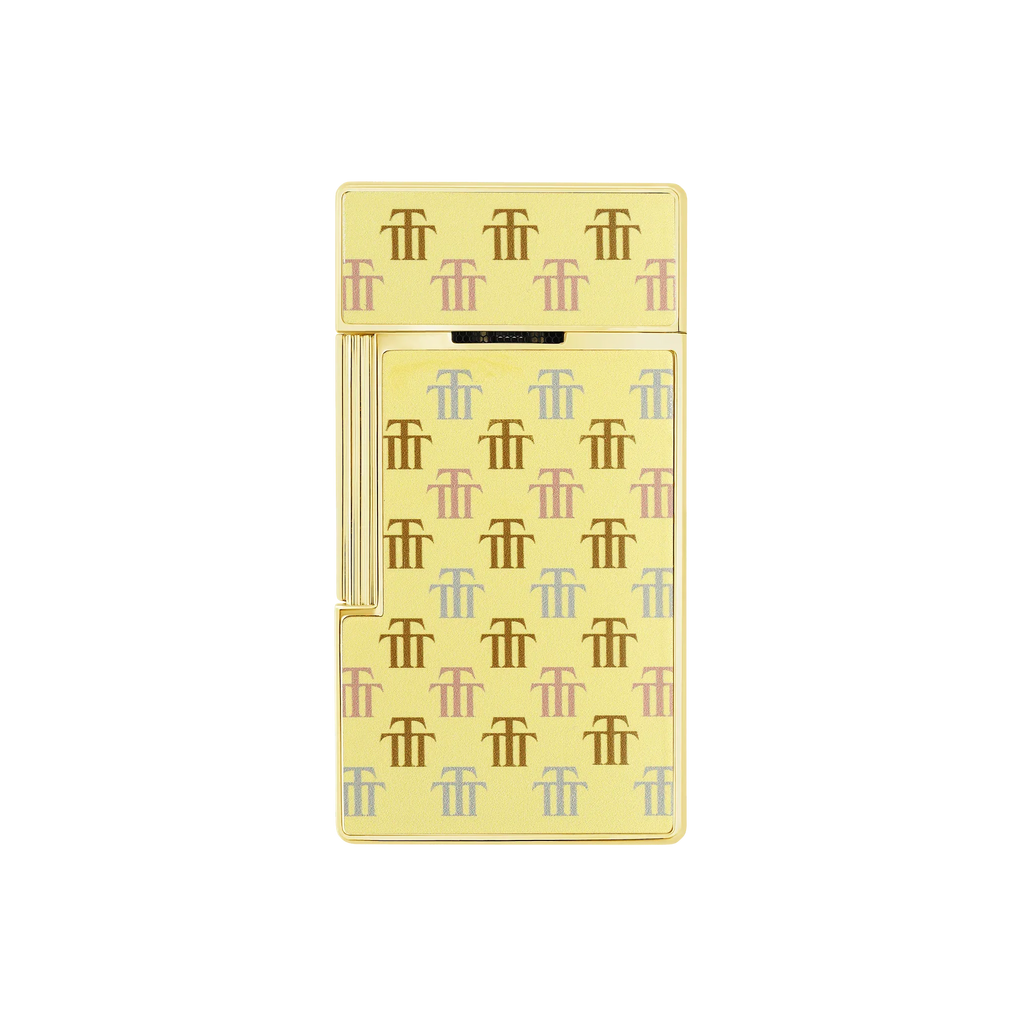 S.T. DUPONT Biggy Lacquered Trinidad Yellow Lighter/Briquet 025077