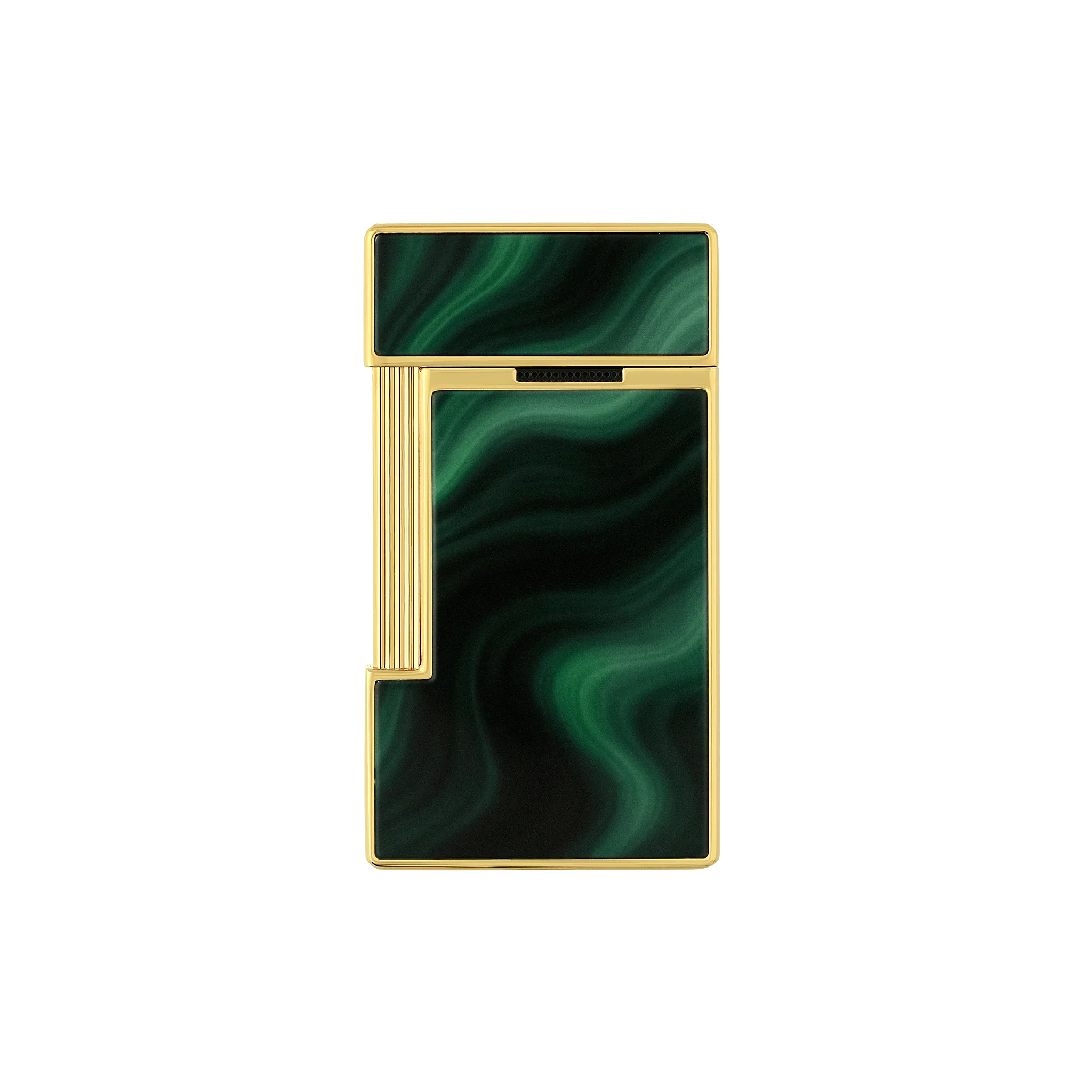S.T. Dupont Slimmy Géode Green Lacquered Lighter/Briquet 028036