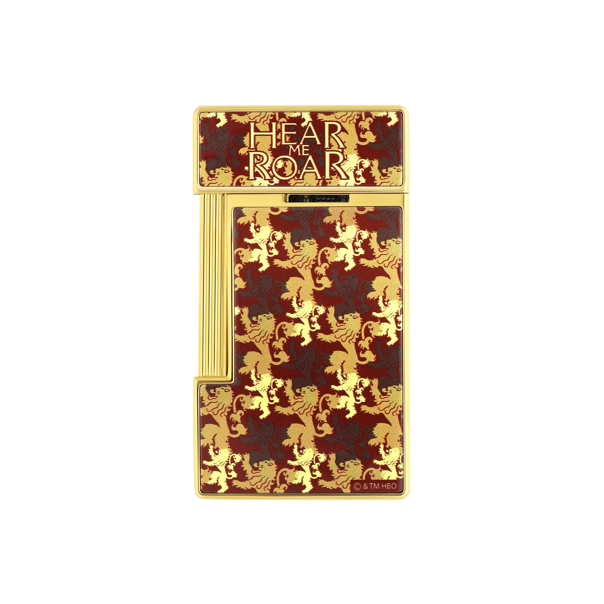 S.T. DUPONT Slimmy Lacquered Game of Thrones Burgundy Lighter/Briquet 028111