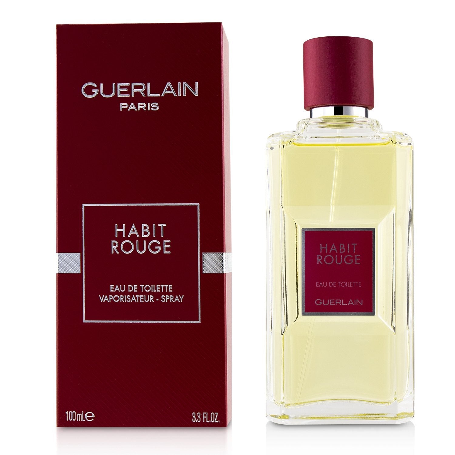 Guerlain Habit Rouge Eau De Toilette Spray  50ml/1.6oz