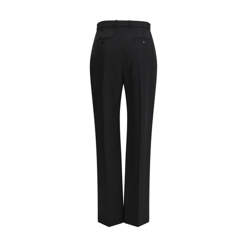 Alexander McQueen Black Wool Oves Aries Dress Pants