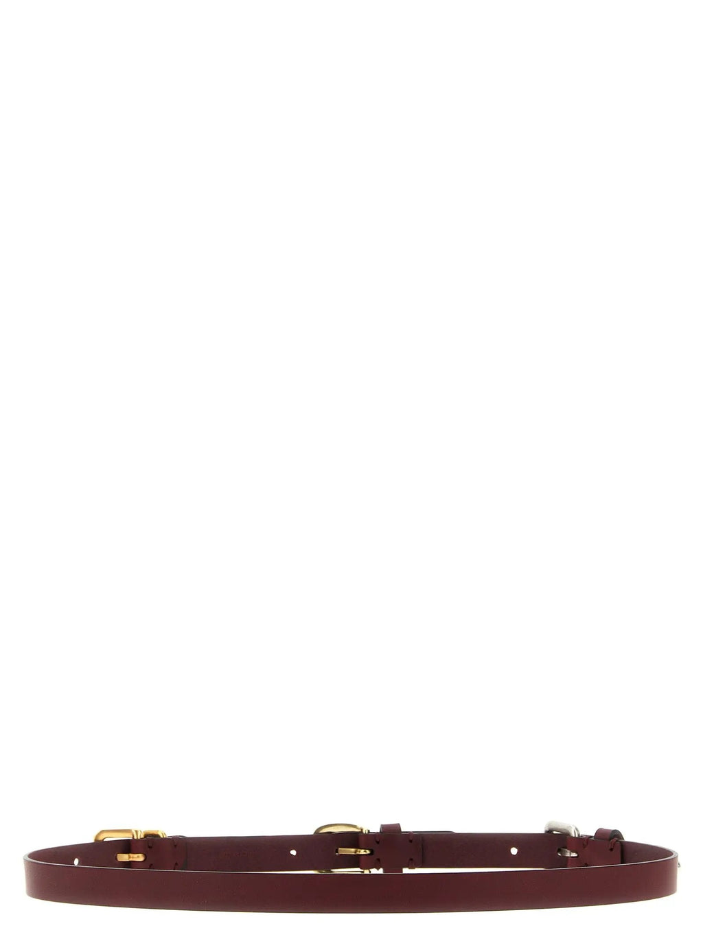 Etro Bordeaux Calfskin Belt