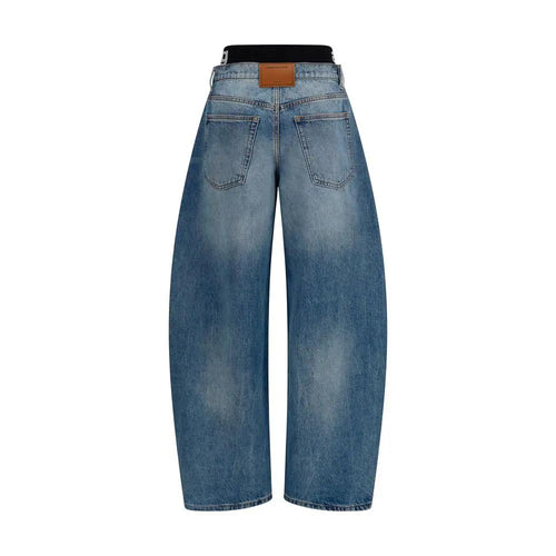 Alexander Wang Blue Cotton Relaxed Fit Jeans