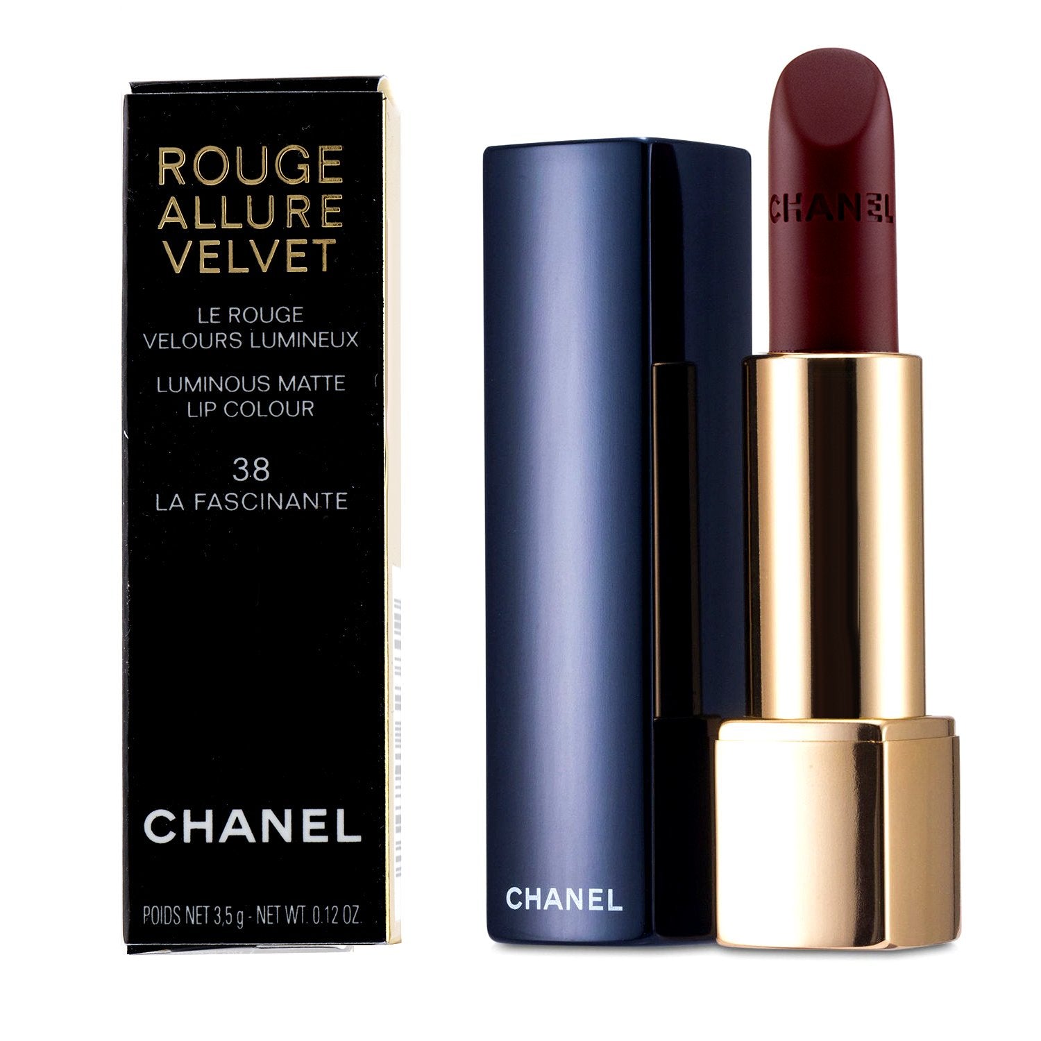 Chanel Rouge Allure Velvet - # 43 La Favorite  3.5g/0.12oz