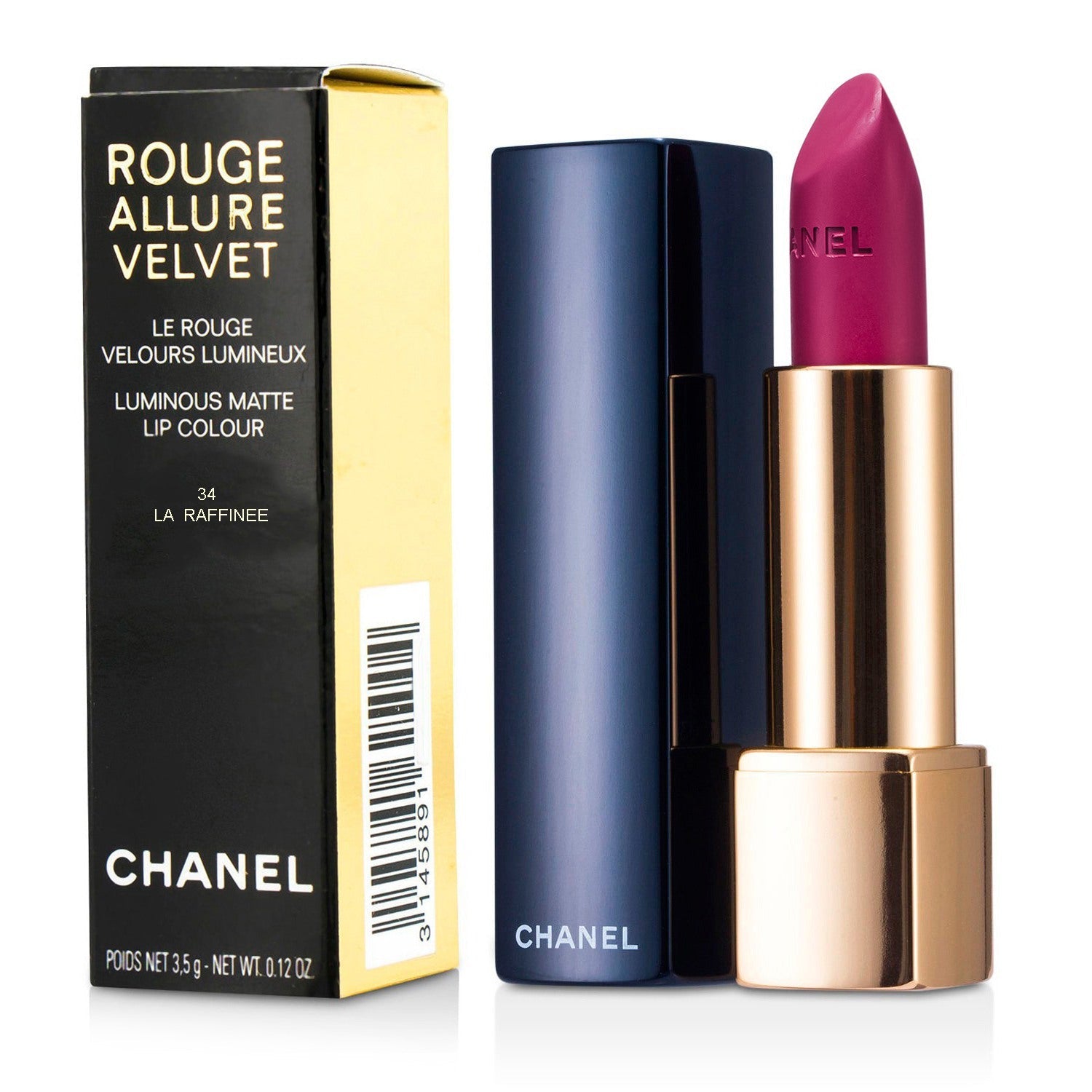 Chanel Rouge Allure Velvet - # 43 La Favorite  3.5g/0.12oz