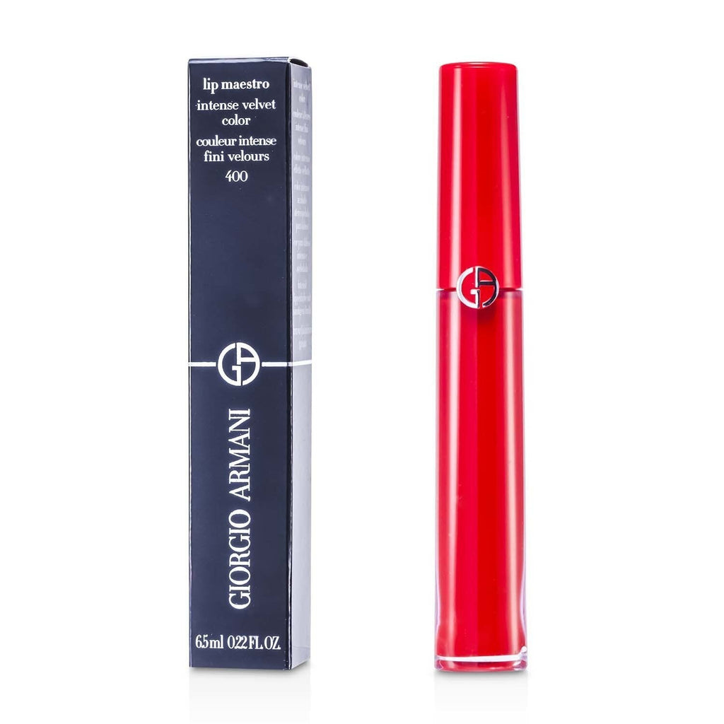 Giorgio Armani Lip Maestro Intense Velvet Color (Liquid Lipstick) - # 405 (Sultan)  6.5ml/0.22oz