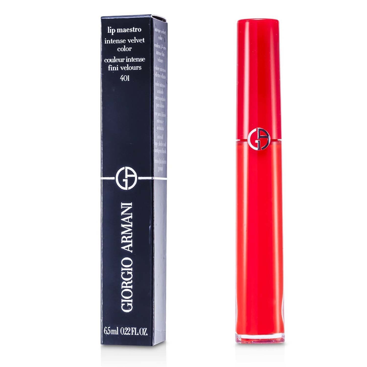Giorgio Armani Lip Maestro Intense Velvet Color (Liquid Lipstick) - # 206 (Cedar)  6.5ml/0.22oz