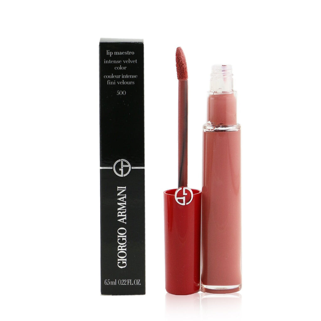 Giorgio Armani Lip Maestro Intense Velvet Color (Liquid Lipstick) - # 415 (Red Wood)  6.5ml/0.22oz
