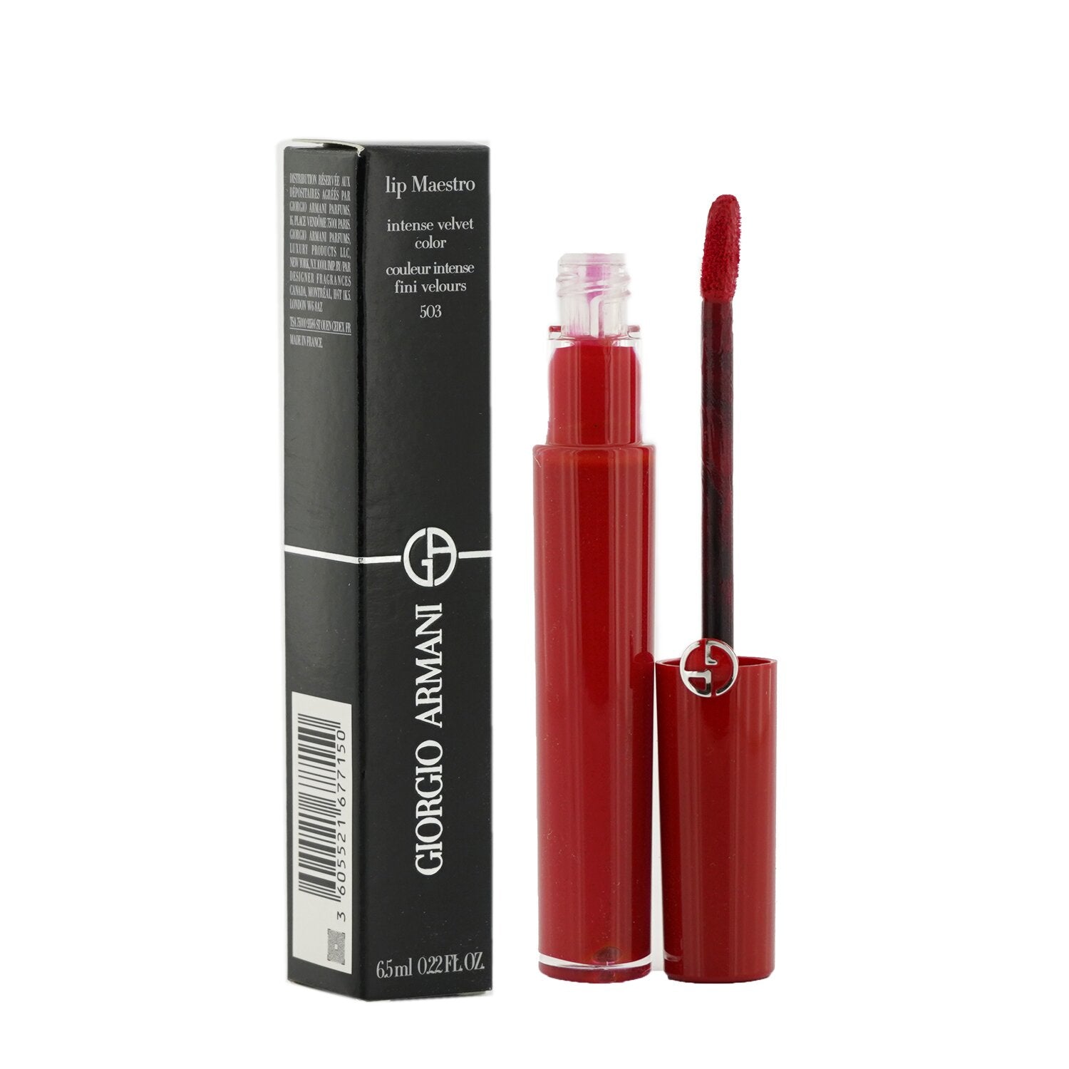 Giorgio Armani Lip Maestro Intense Velvet Color (Liquid Lipstick) - # 415 (Red Wood)  6.5ml/0.22oz