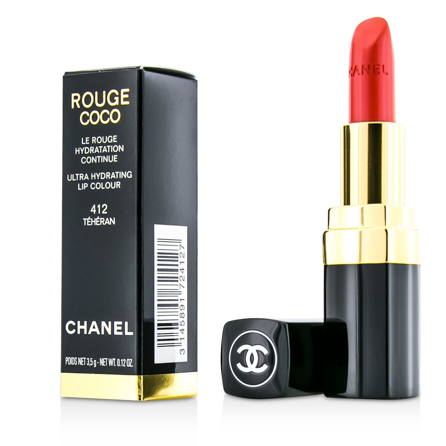 Chanel Rouge Coco Ultra Hydrating Lip Colour - # 452 Emilienne  3.5g/0.12oz