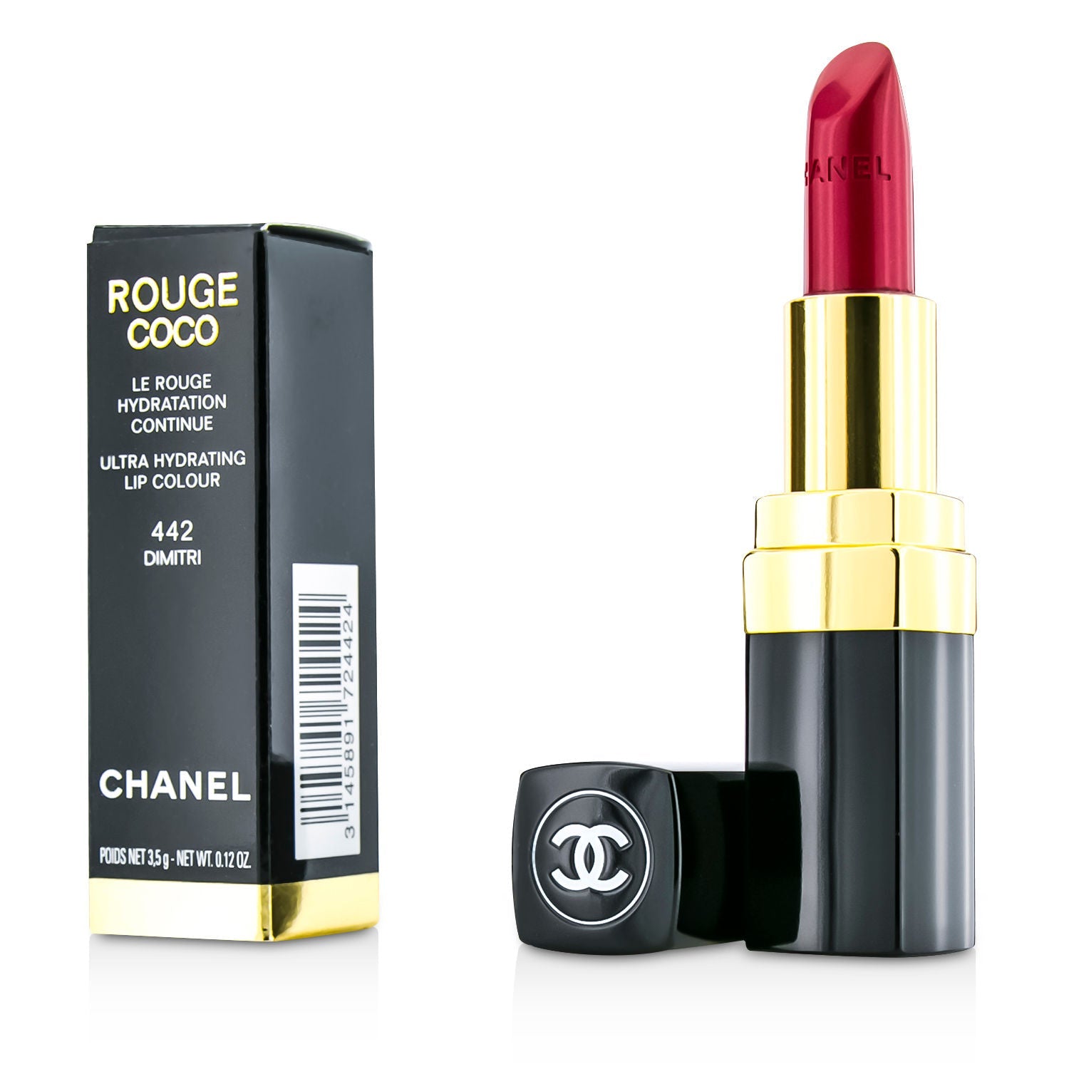 Chanel Rouge Coco Ultra Hydrating Lip Colour - # 452 Emilienne  3.5g/0.12oz