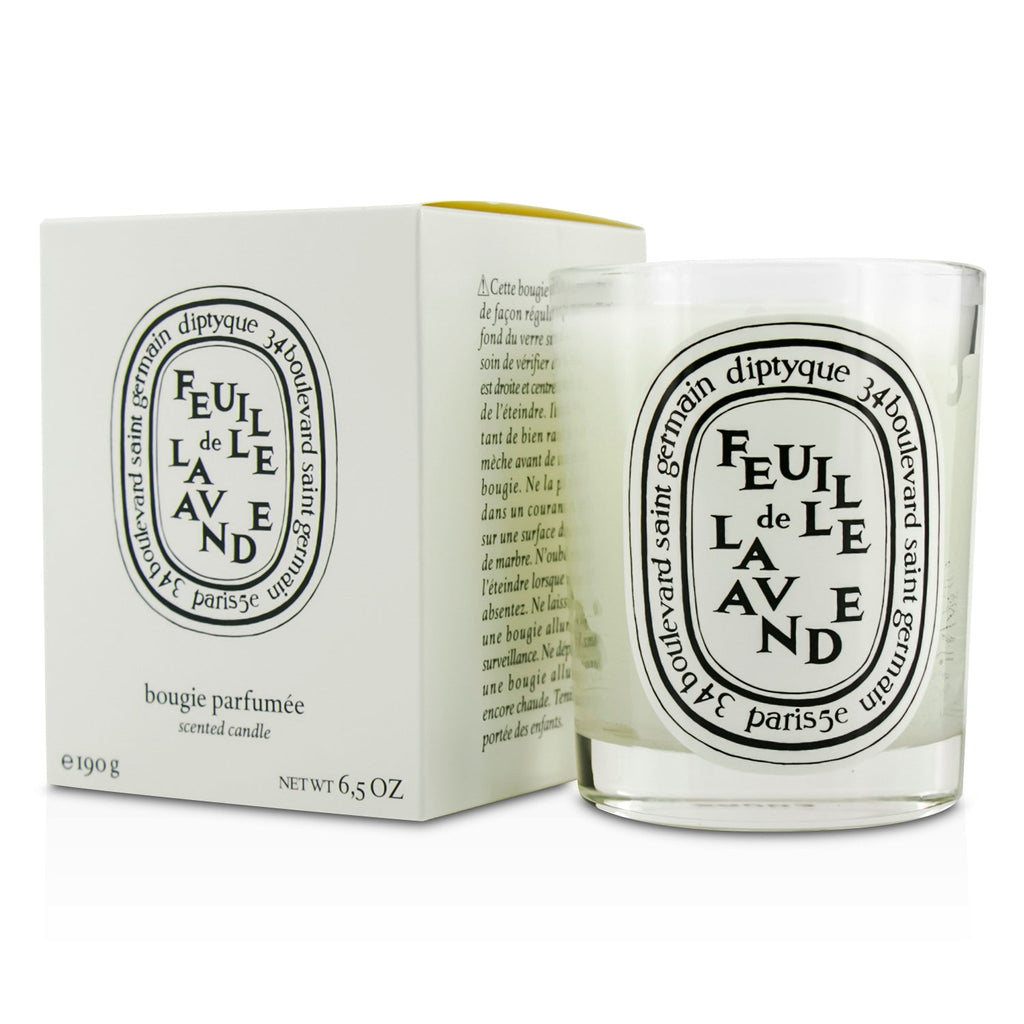 Diptyque Scented Candle - Feuille De Lavande (Lavender Leaf)  70g/2.4oz