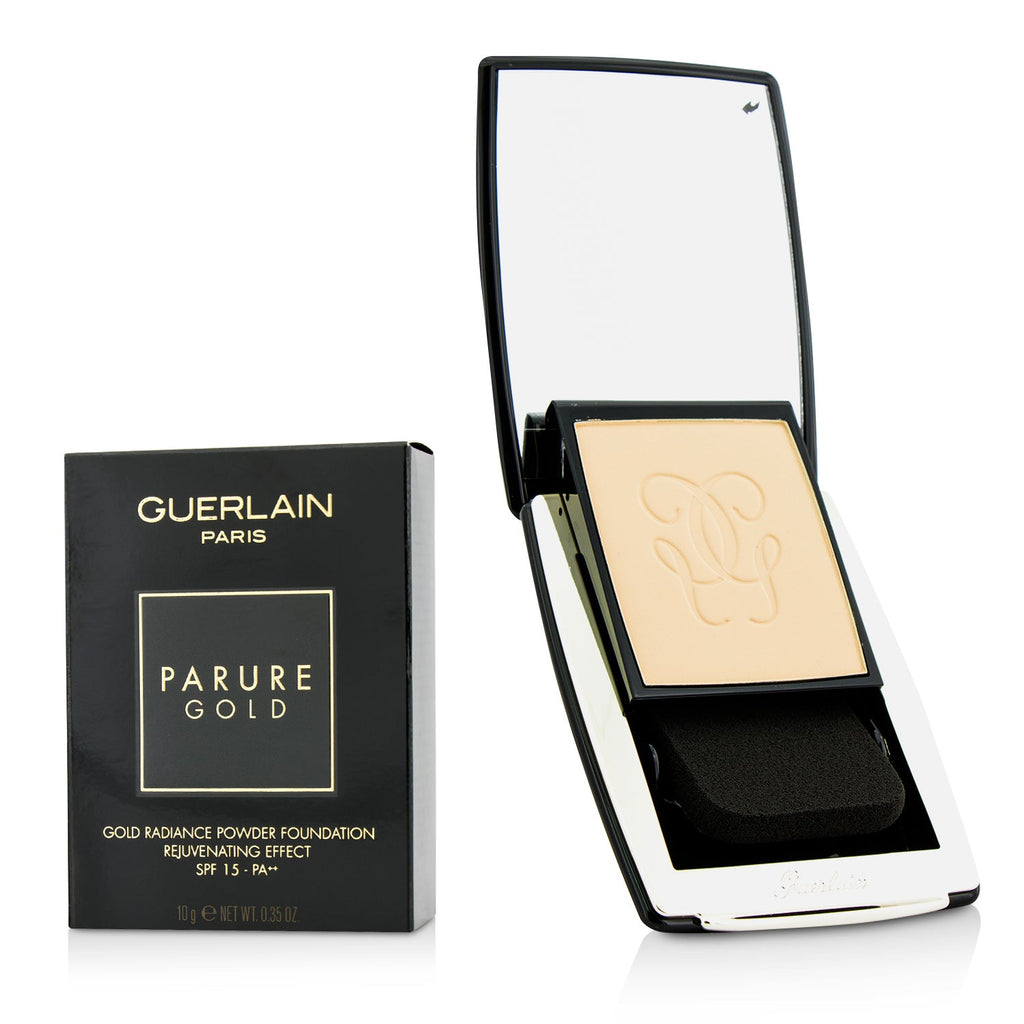 Guerlain Parure Gold Rejuvenating Gold Radiance Powder Foundation SPF 15 - # 03 Beige Naturel  10g/0.35oz