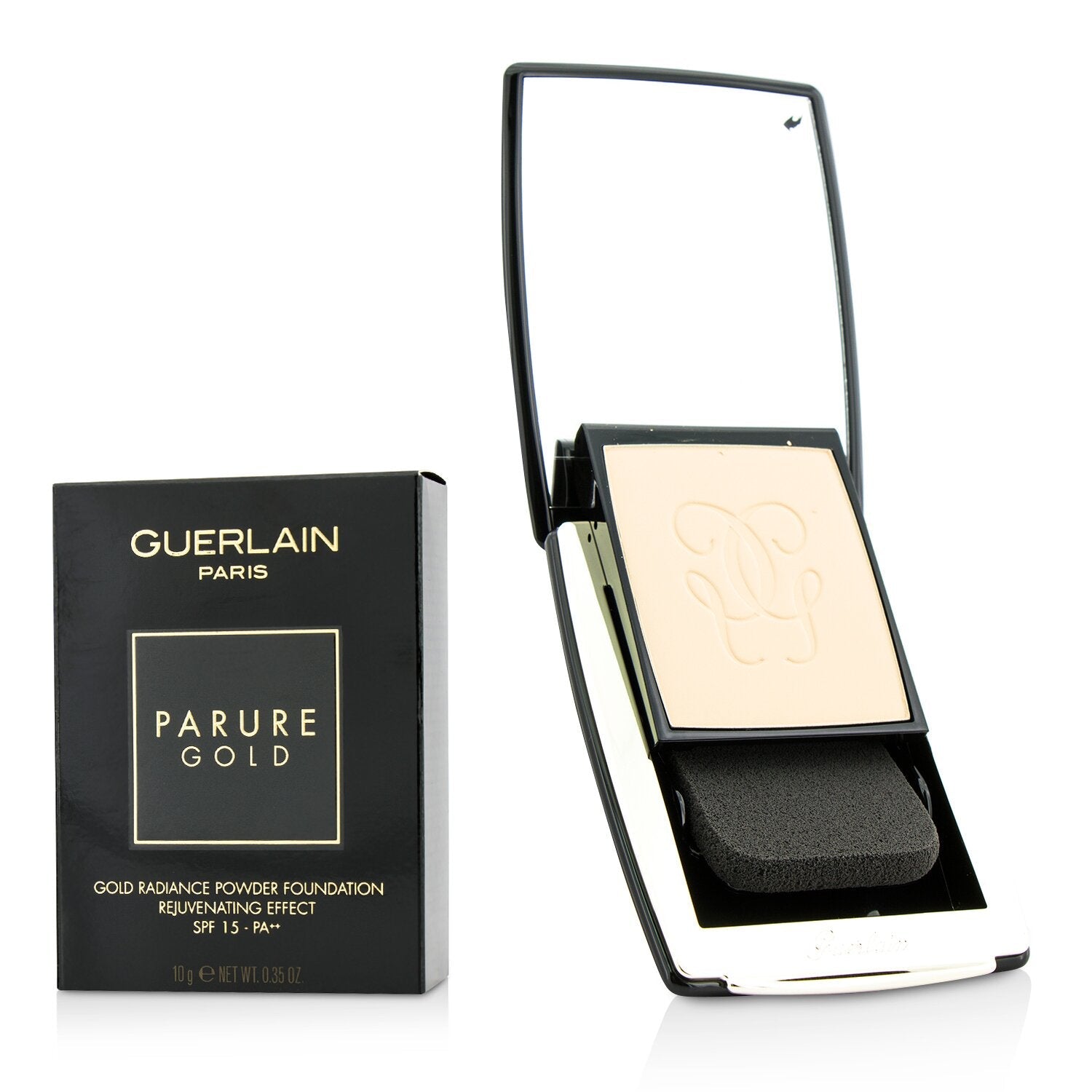 Guerlain Parure Gold Rejuvenating Gold Radiance Powder Foundation SPF 15 - # 03 Beige Naturel  10g/0.35oz