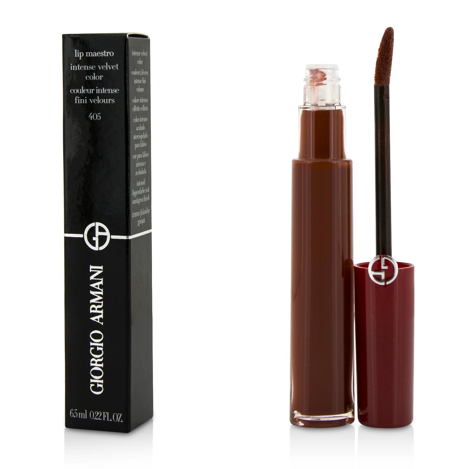 Giorgio Armani Lip Maestro Intense Velvet Color (Liquid Lipstick) - # 102 (Sandstone)  6.5ml/0.22oz