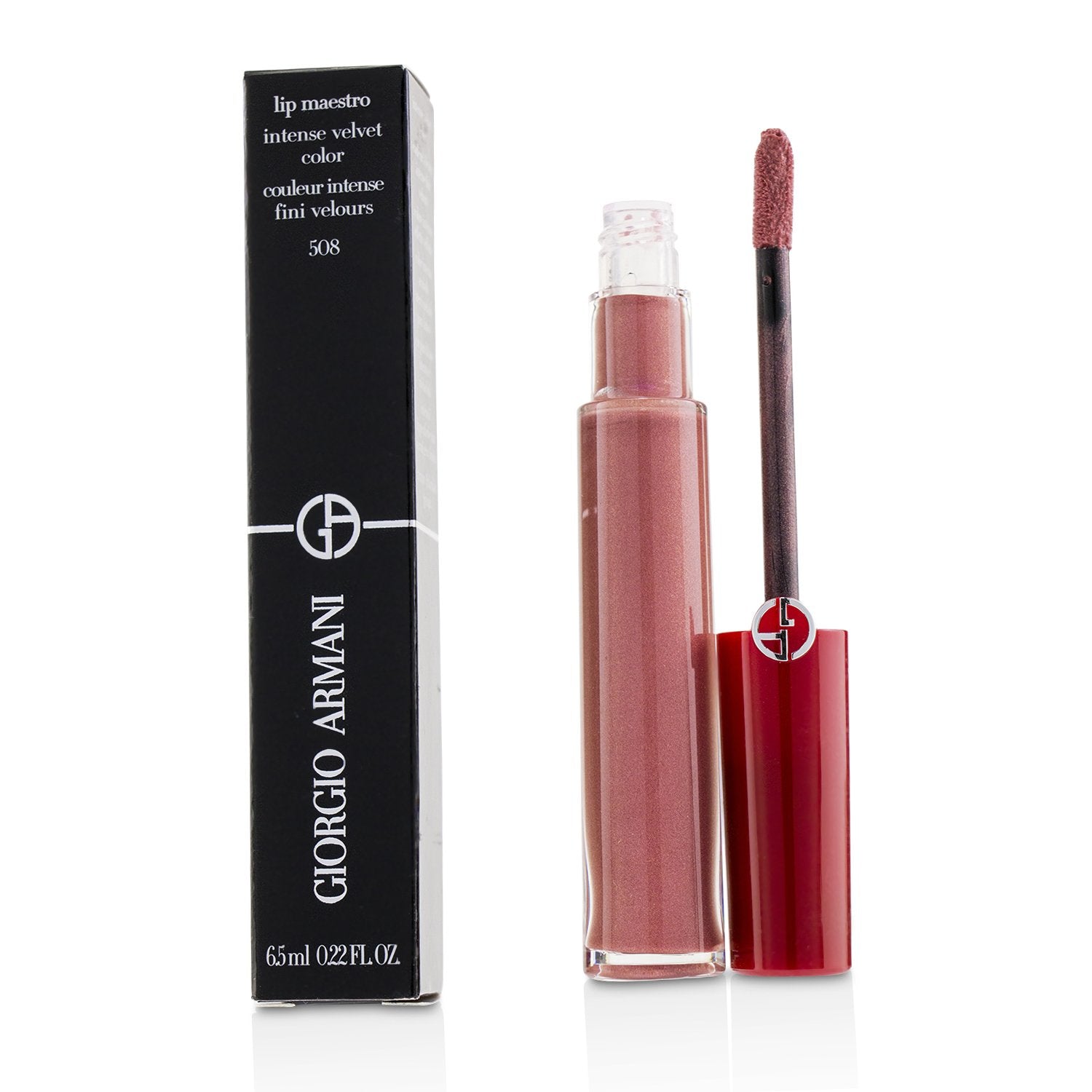 Giorgio Armani Lip Maestro Intense Velvet Color (Liquid Lipstick) - # 417 (Blaze)  6.5ml/0.22oz