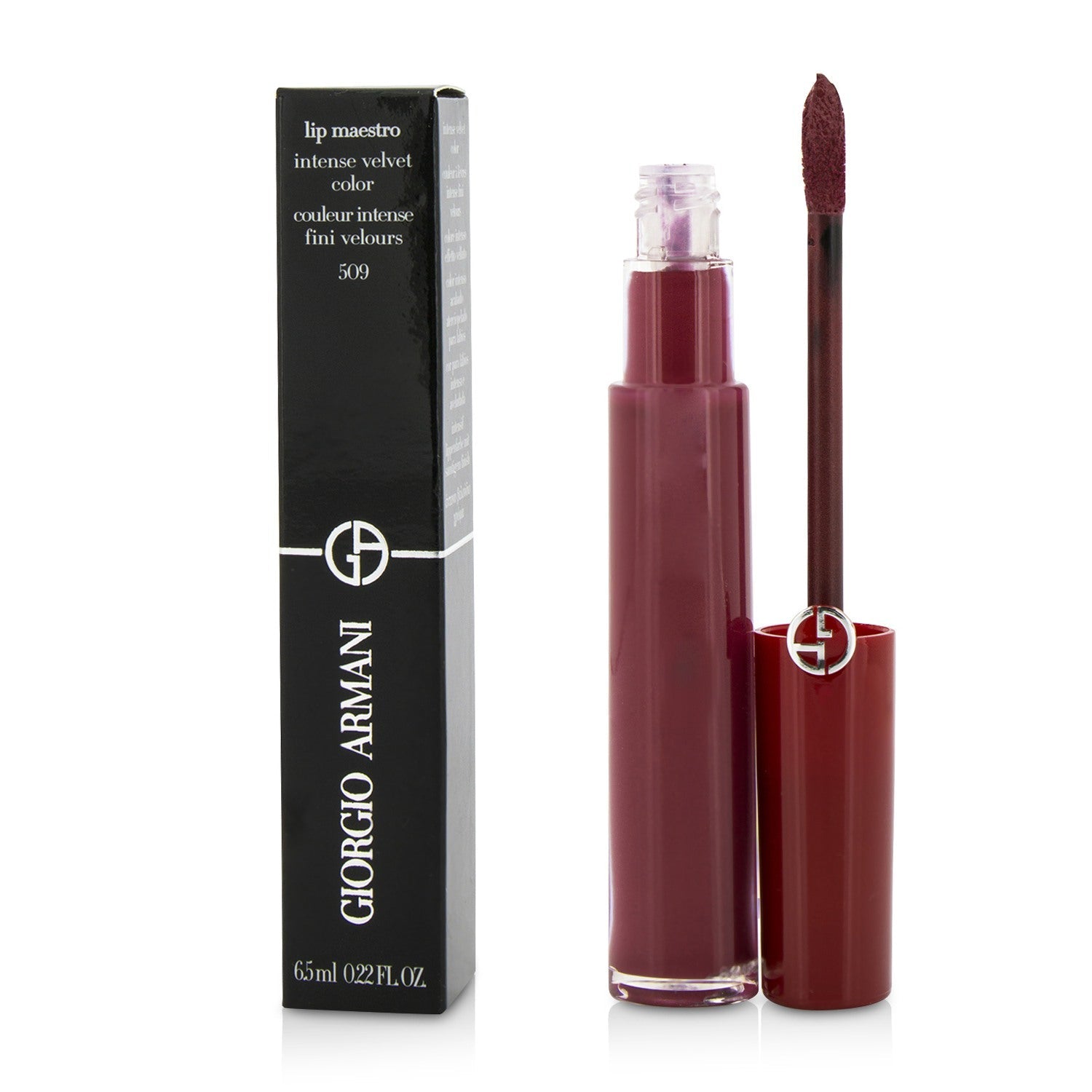 Giorgio Armani Lip Maestro Intense Velvet Color (Liquid Lipstick) - # 405 (Sultan)  6.5ml/0.22oz