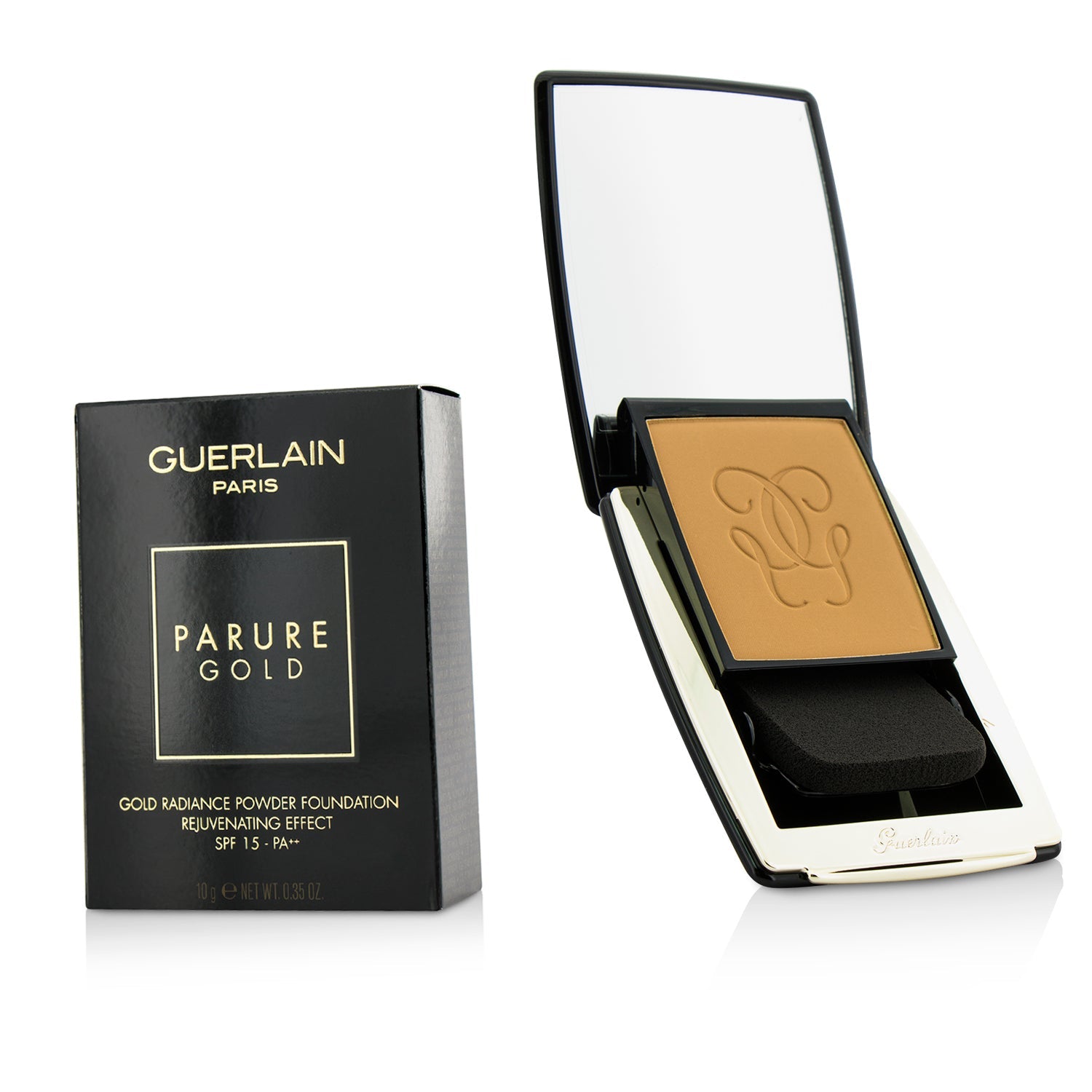 Guerlain Parure Gold Rejuvenating Gold Radiance Powder Foundation SPF 15 - # 03 Beige Naturel  10g/0.35oz