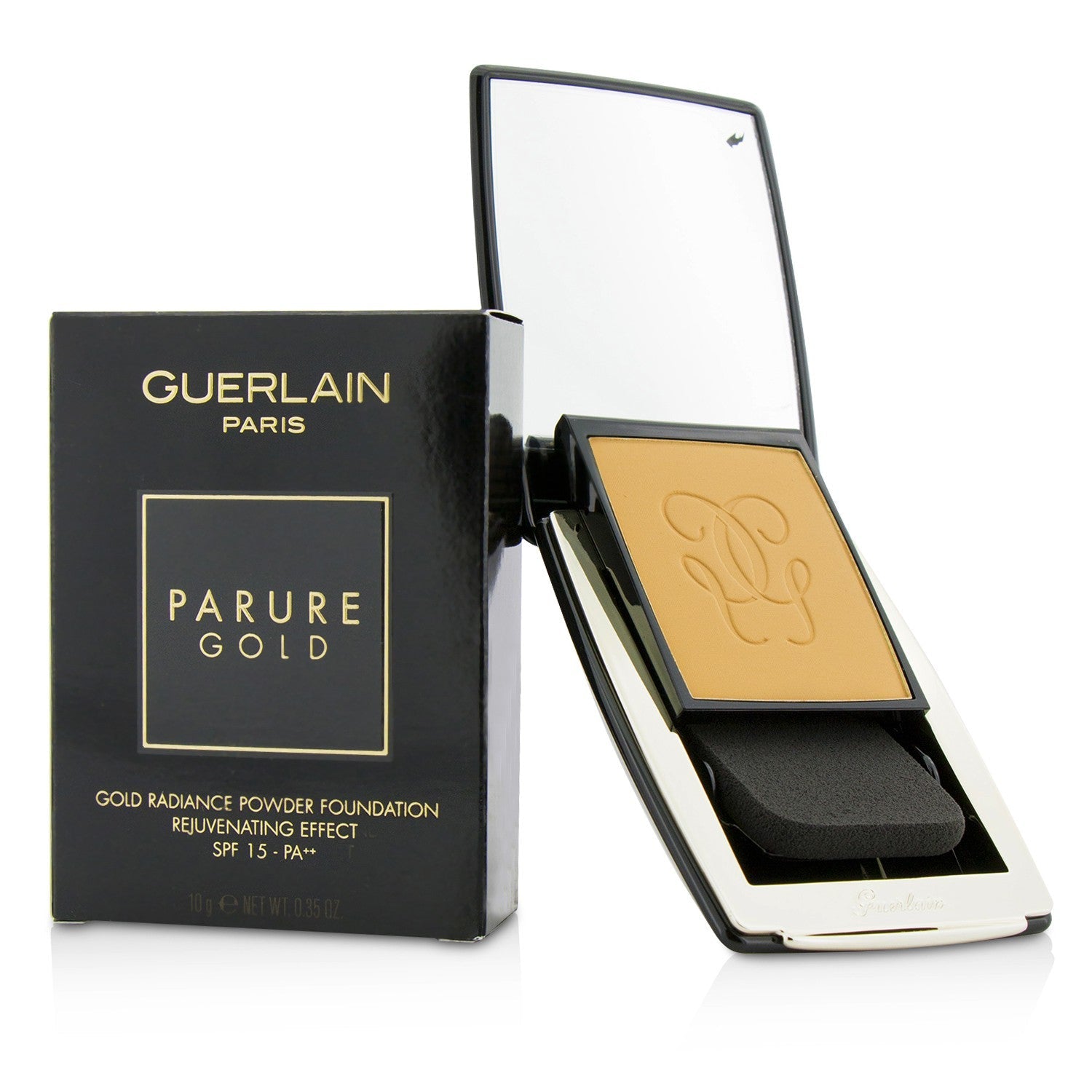 Guerlain Parure Gold Rejuvenating Gold Radiance Powder Foundation SPF 15 - # 03 Beige Naturel  10g/0.35oz