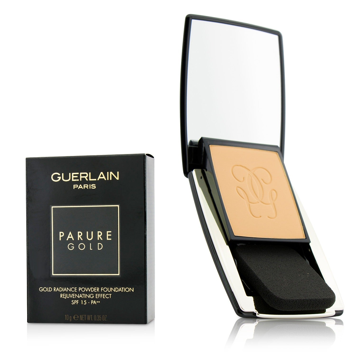 Guerlain Parure Gold Rejuvenating Gold Radiance Powder Foundation SPF 15 - # 03 Beige Naturel  10g/0.35oz