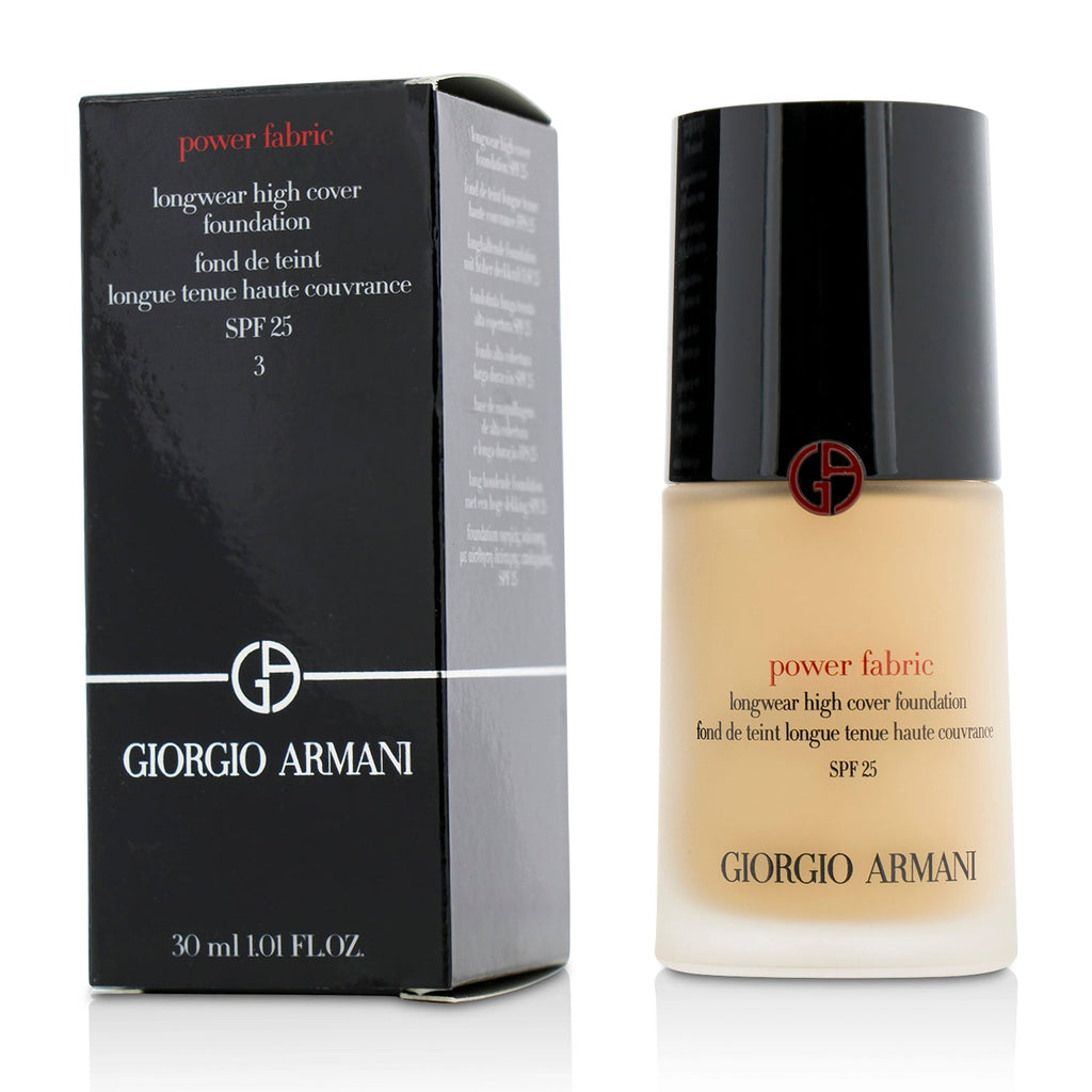 Giorgio Armani Power Fabric Longwear High Cover Foundation SPF 25 - # 5 (Light, Neutral)  30ml/1.01oz