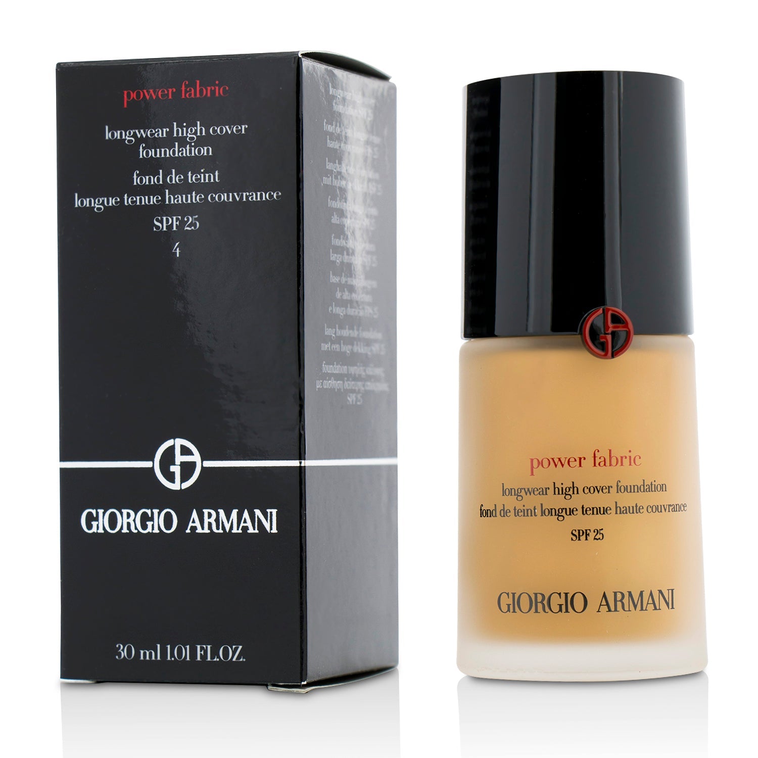 Giorgio Armani Power Fabric Longwear High Cover Foundation SPF 25 - # 5 (Light, Neutral)  30ml/1.01oz