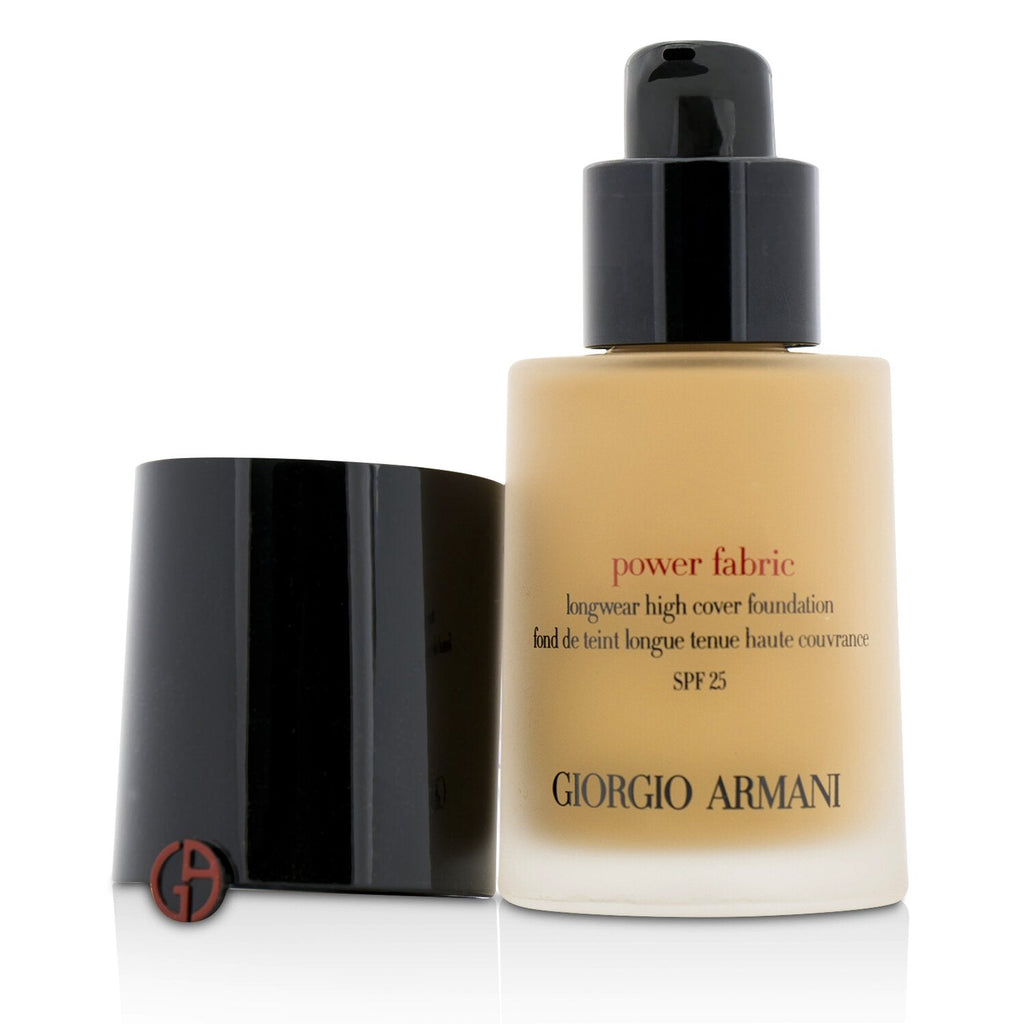 Giorgio Armani Power Fabric Longwear High Cover Foundation SPF 25 - # 4.75 (Fair, Cool) (Box Slightly Damaged)  30ml/1.01oz