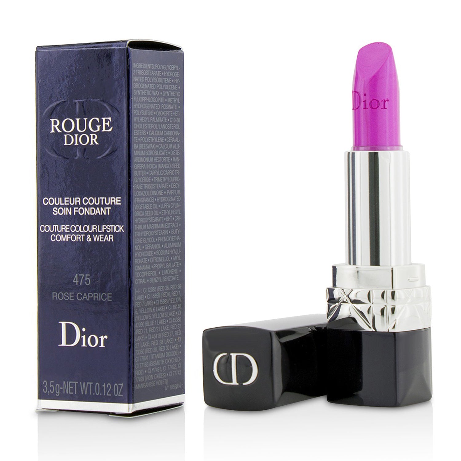 Christian Dior Rouge Dior Couture Colour Comfort & Wear Lipstick - # 475 Rose Caprice  3.5g/0.12oz