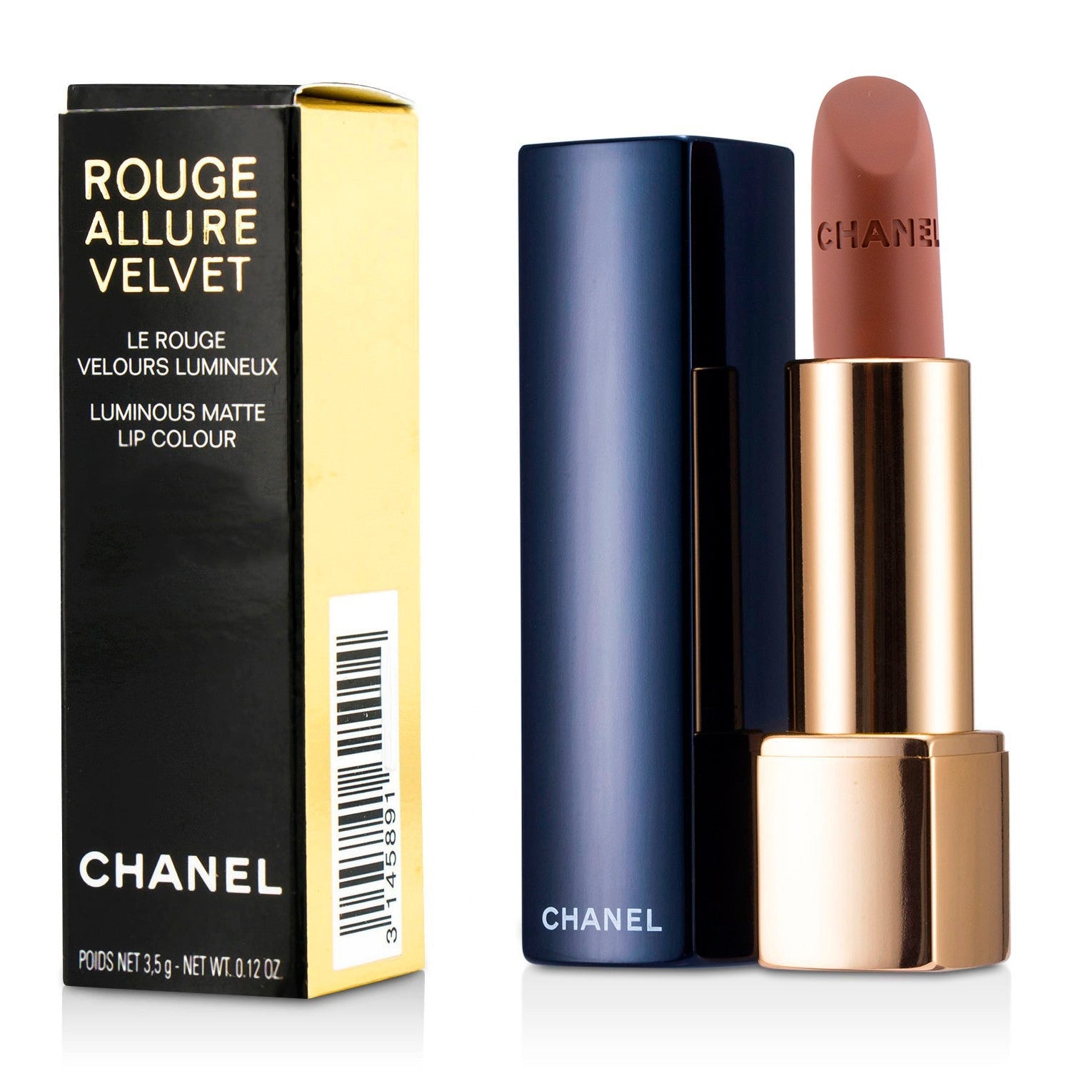 Chanel Rouge Allure Velvet - # 43 La Favorite  3.5g/0.12oz