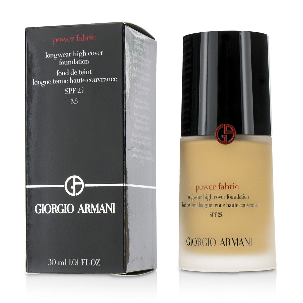 Giorgio Armani Power Fabric Longwear High Cover Foundation SPF 25 - # 4.75 (Fair, Cool) (Box Slightly Damaged)  30ml/1.01oz