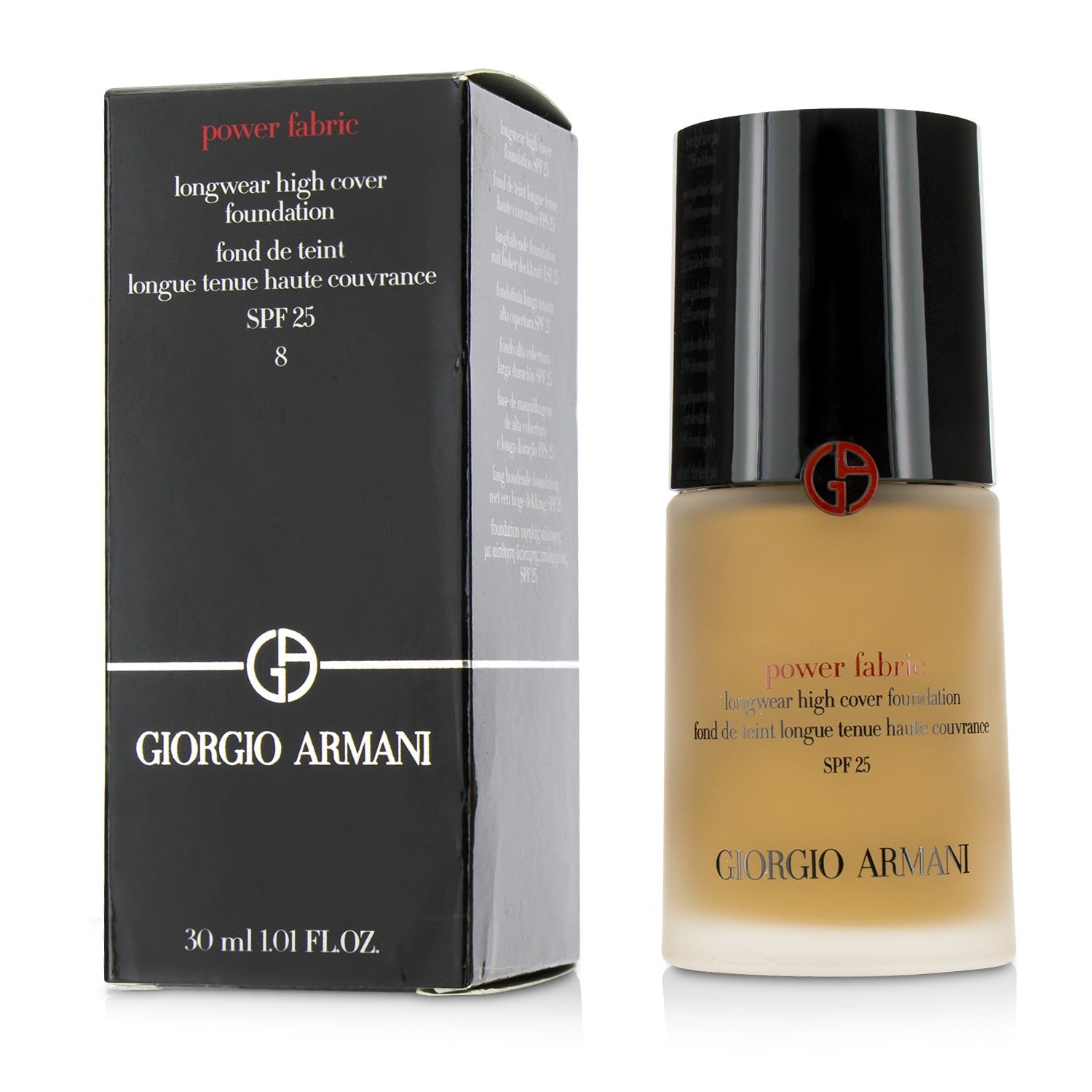 Giorgio Armani Power Fabric Longwear High Cover Foundation SPF 25 - # 4.75 (Fair, Cool) (Box Slightly Damaged)  30ml/1.01oz