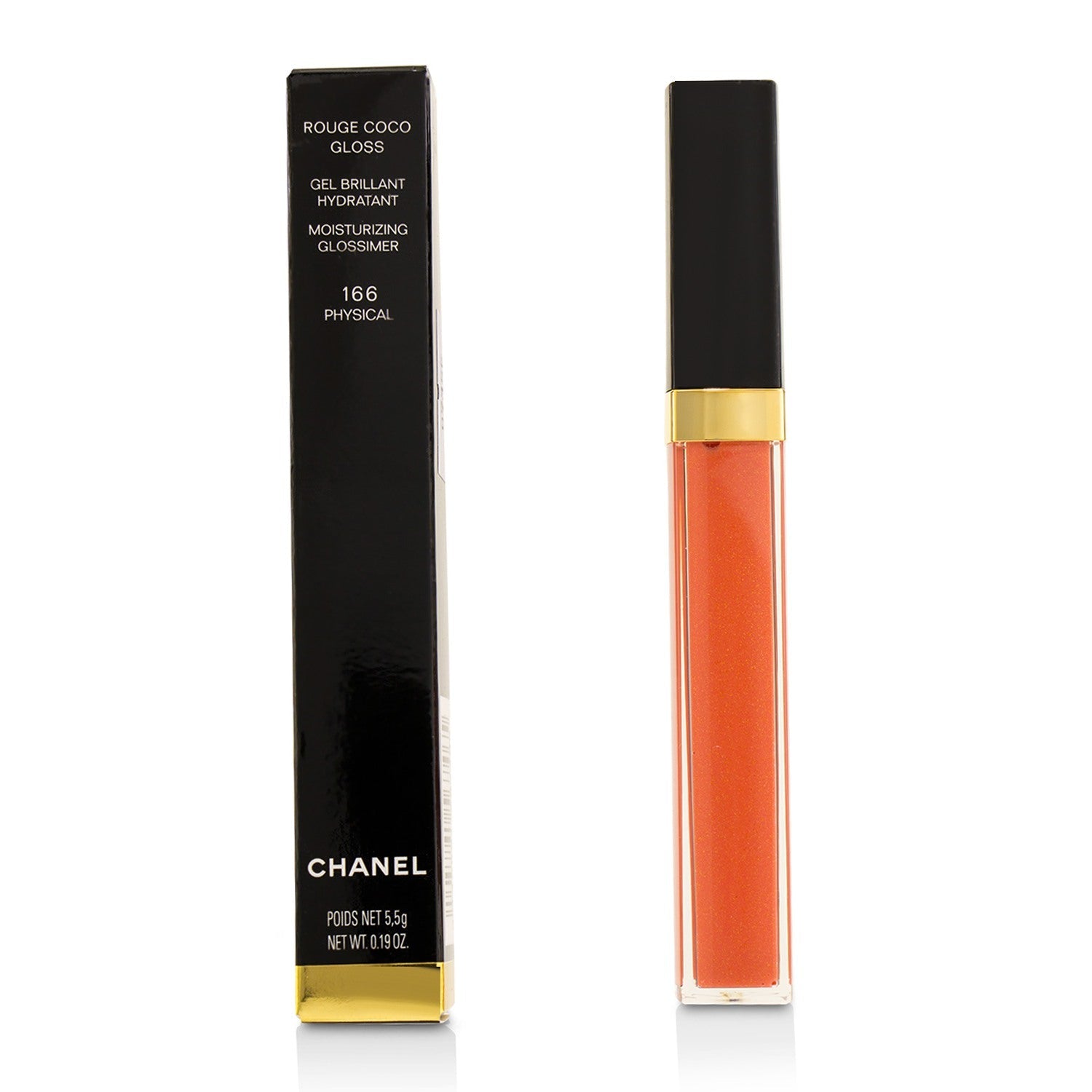 Chanel Rouge Coco Gloss Moisturizing Glossimer - # 816 Laque Noire  5.5g/0.19oz