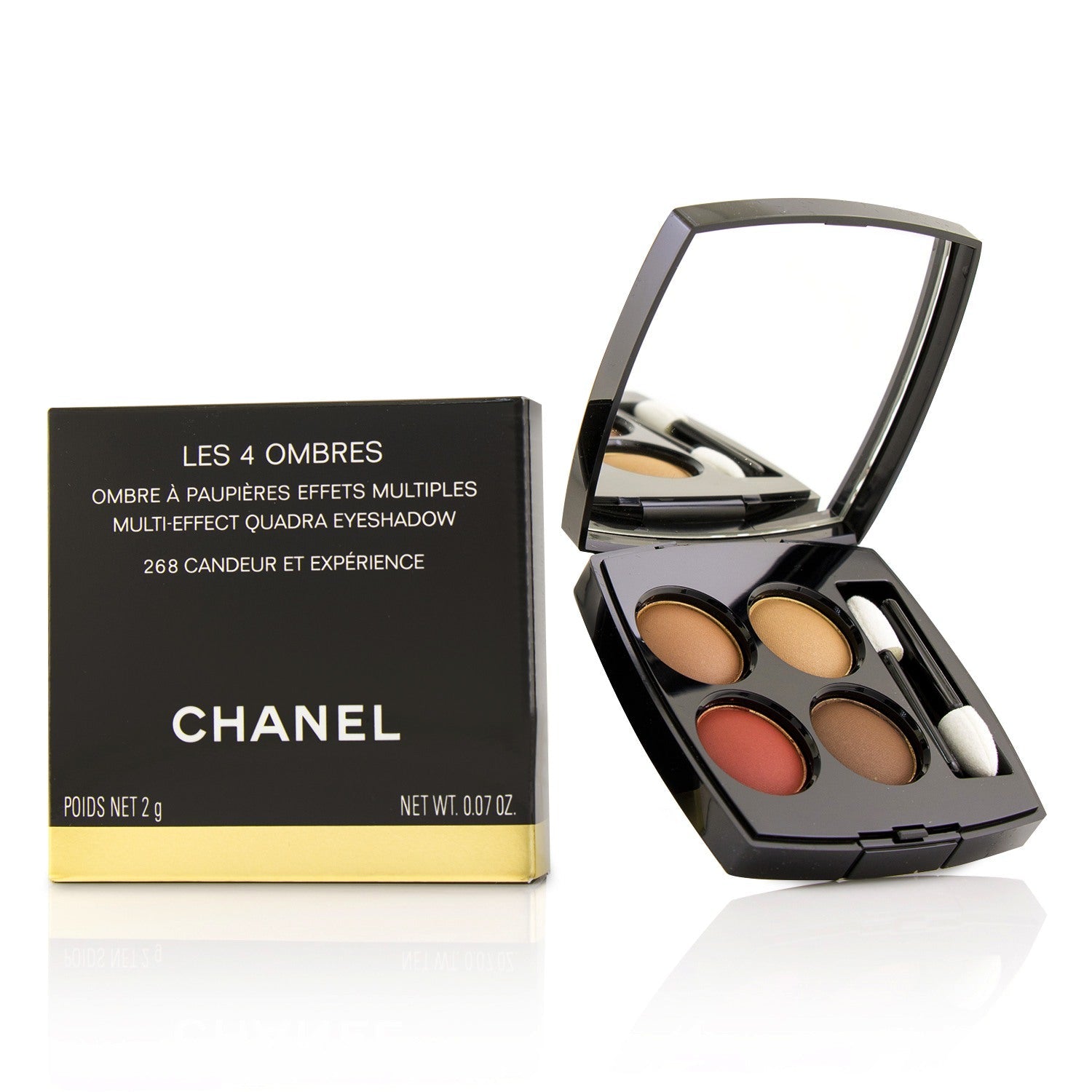 Chanel Les 4 Ombres Quadra Eye Shadow - No. 202 Tisse Camelia  2g/0.07oz