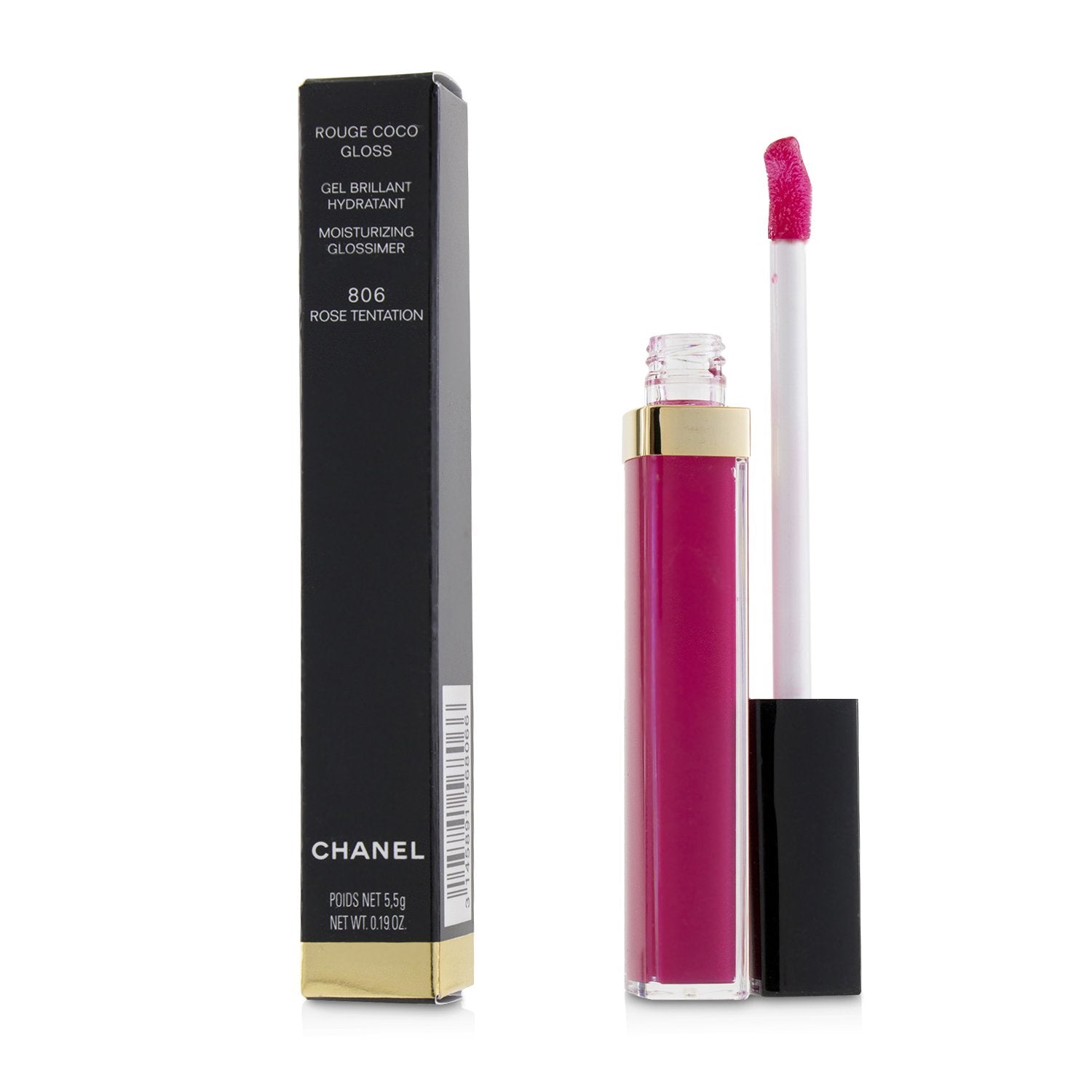Chanel Rouge Coco Gloss Moisturizing Glossimer - # 166 Physical  5.5g/0.19oz