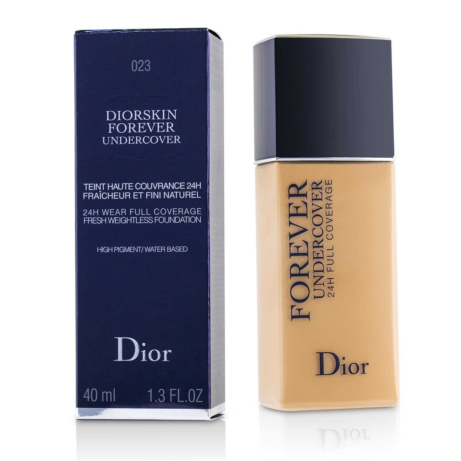 Christian Dior Diorskin Forever Undercover 24H Wear Full Coverage Water Based Foundation - # 040 Honey Beige  40ml/1.3oz
