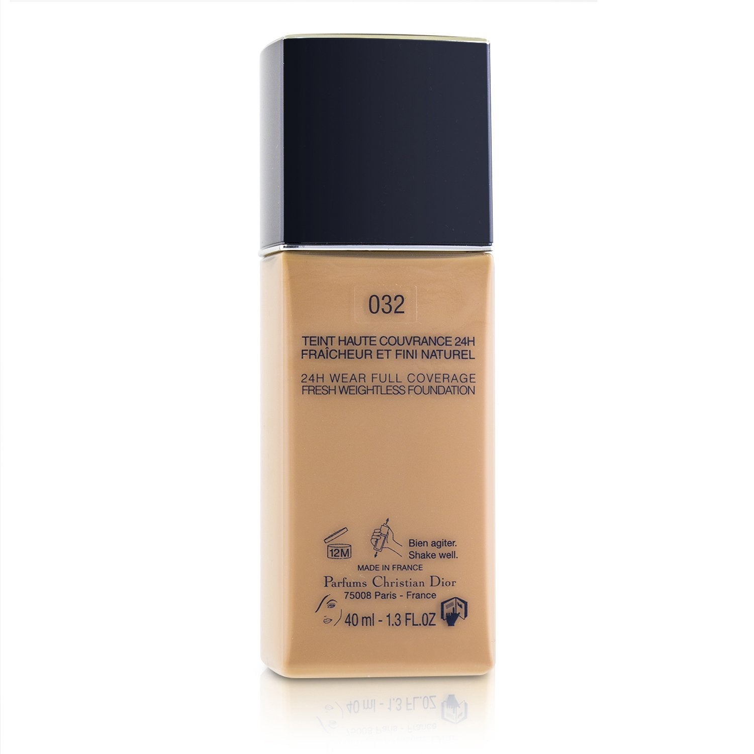 Christian Dior Diorskin Forever Undercover 24H Wear Full Coverage Water Based Foundation - # 040 Honey Beige  40ml/1.3oz