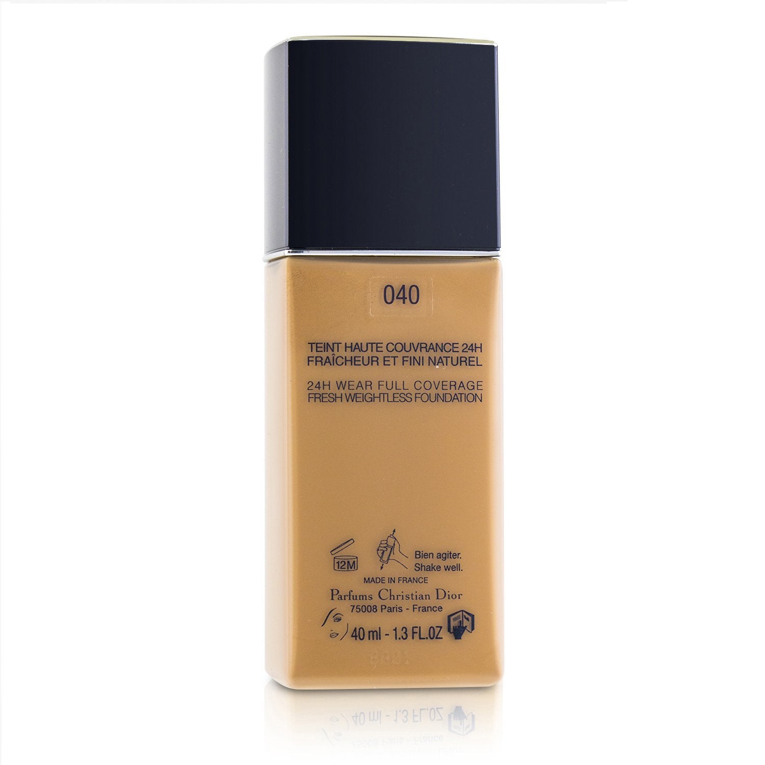 Christian Dior Diorskin Forever Undercover 24H Wear Full Coverage Water Based Foundation - # 040 Honey Beige  40ml/1.3oz
