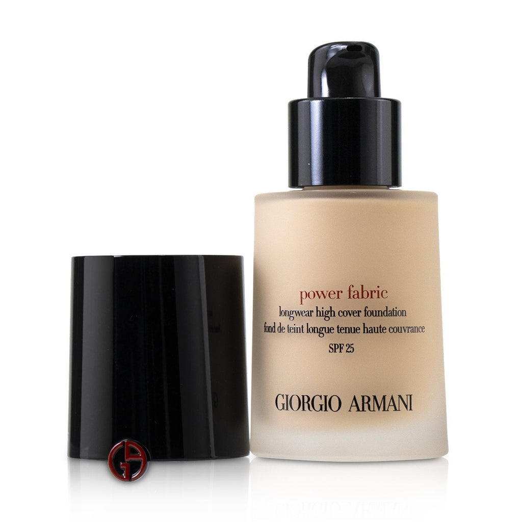 Giorgio Armani Power Fabric Longwear High Cover Foundation SPF 25 - # 4.75 (Fair, Cool) (Box Slightly Damaged)  30ml/1.01oz