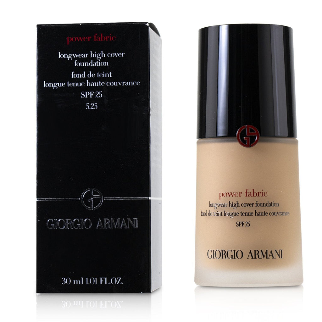 Giorgio Armani Power Fabric Longwear High Cover Foundation SPF 25 - # 4.75 (Fair, Cool) (Box Slightly Damaged)  30ml/1.01oz