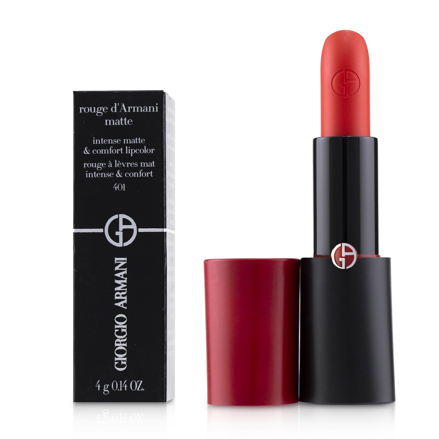 Giorgio Armani Rouge D'Armani Matte Intense Matte & Comfort Lipcolor - # 301 Amber (Box Slightly Damaged)  4g/0.14oz