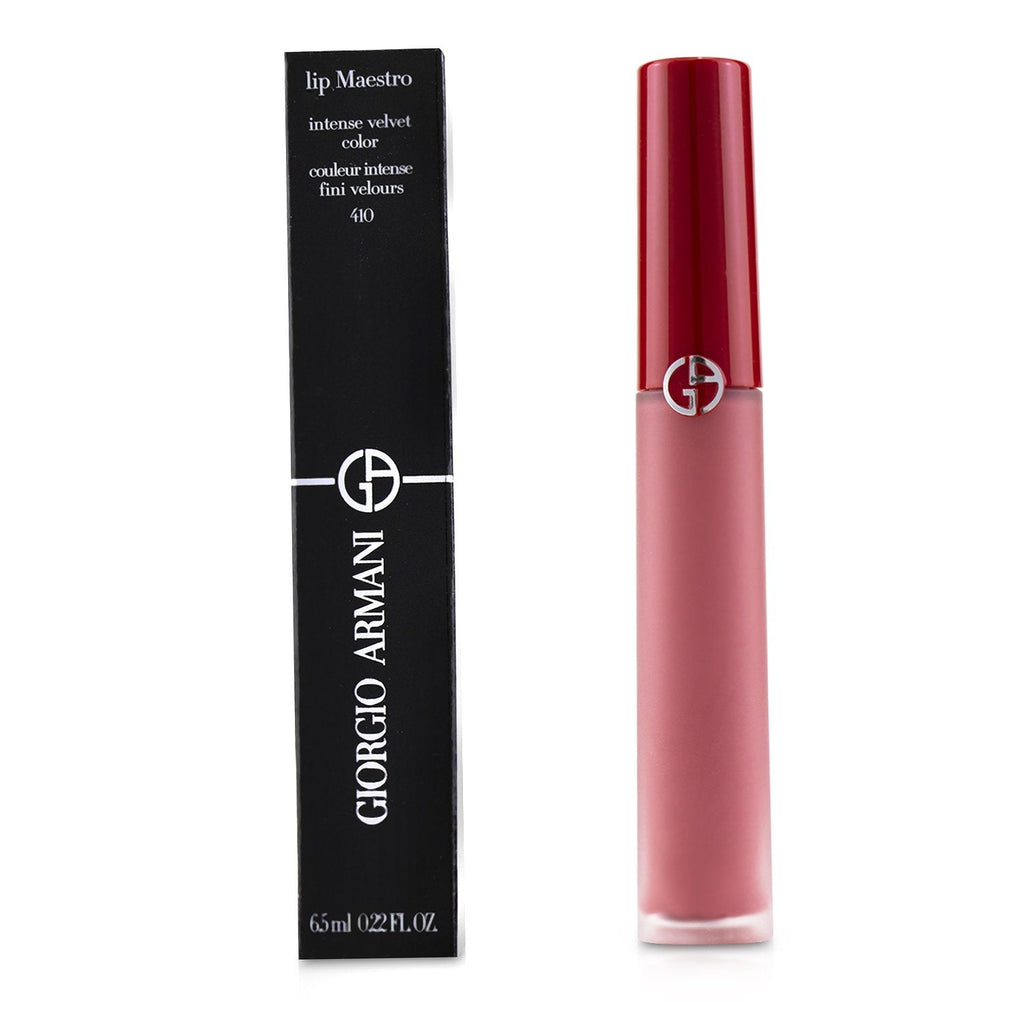 Giorgio Armani Lip Maestro Intense Velvet Color (Liquid Lipstick) - # 415 (Red Wood)  6.5ml/0.22oz