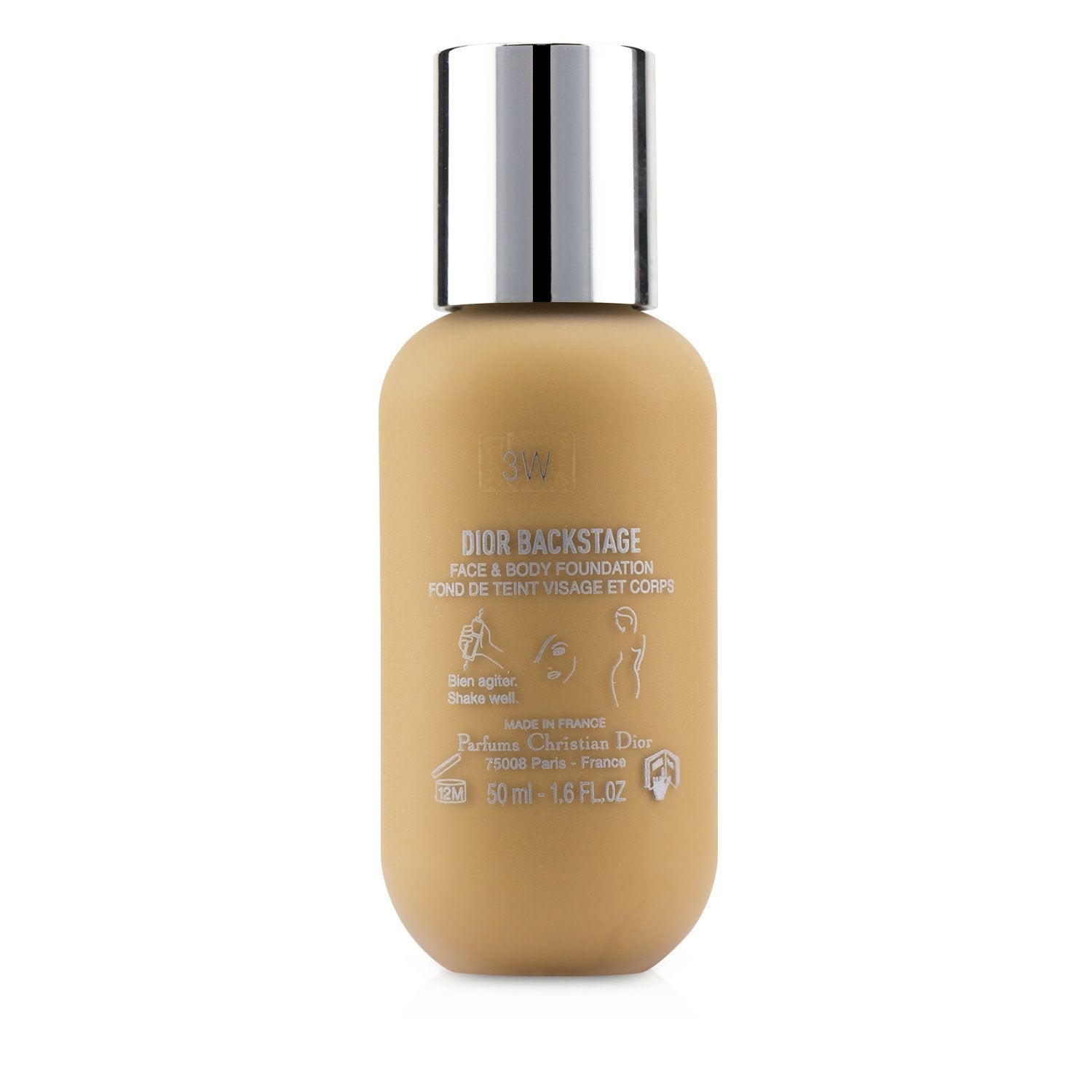 Christian Dior Dior Backstage Face & Body Foundation - # 3W (3 Warm)  50ml/1.6oz