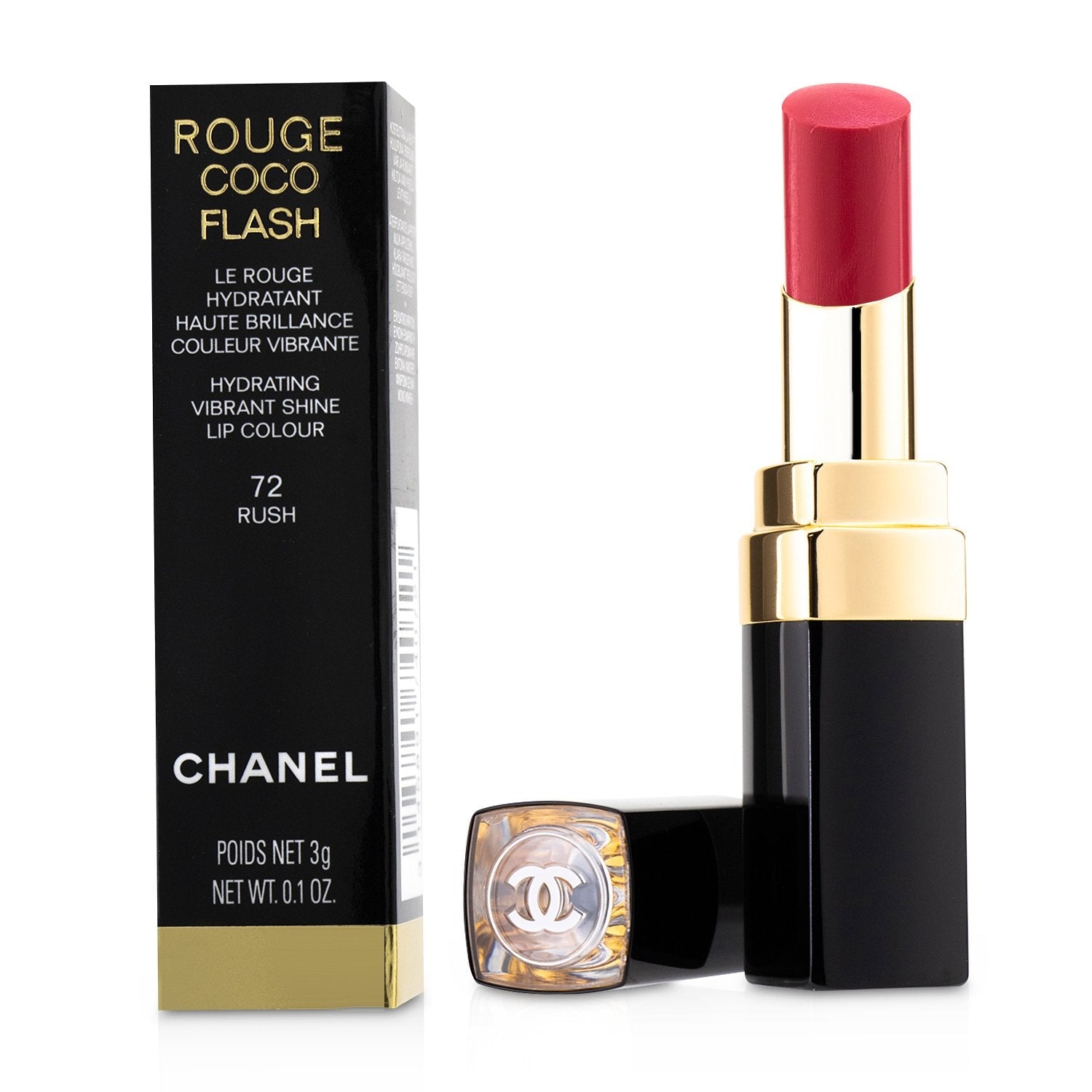 Chanel Rouge Coco Flash Hydrating Vibrant Shine Lip Colour - # 128 Mood  3g/0.1oz