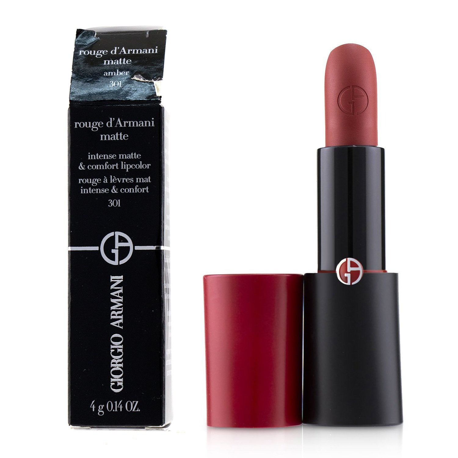 Giorgio Armani Rouge D'Armani Matte Intense Matte & Comfort Lipcolor - # 402 Red To Go  4g/0.14oz