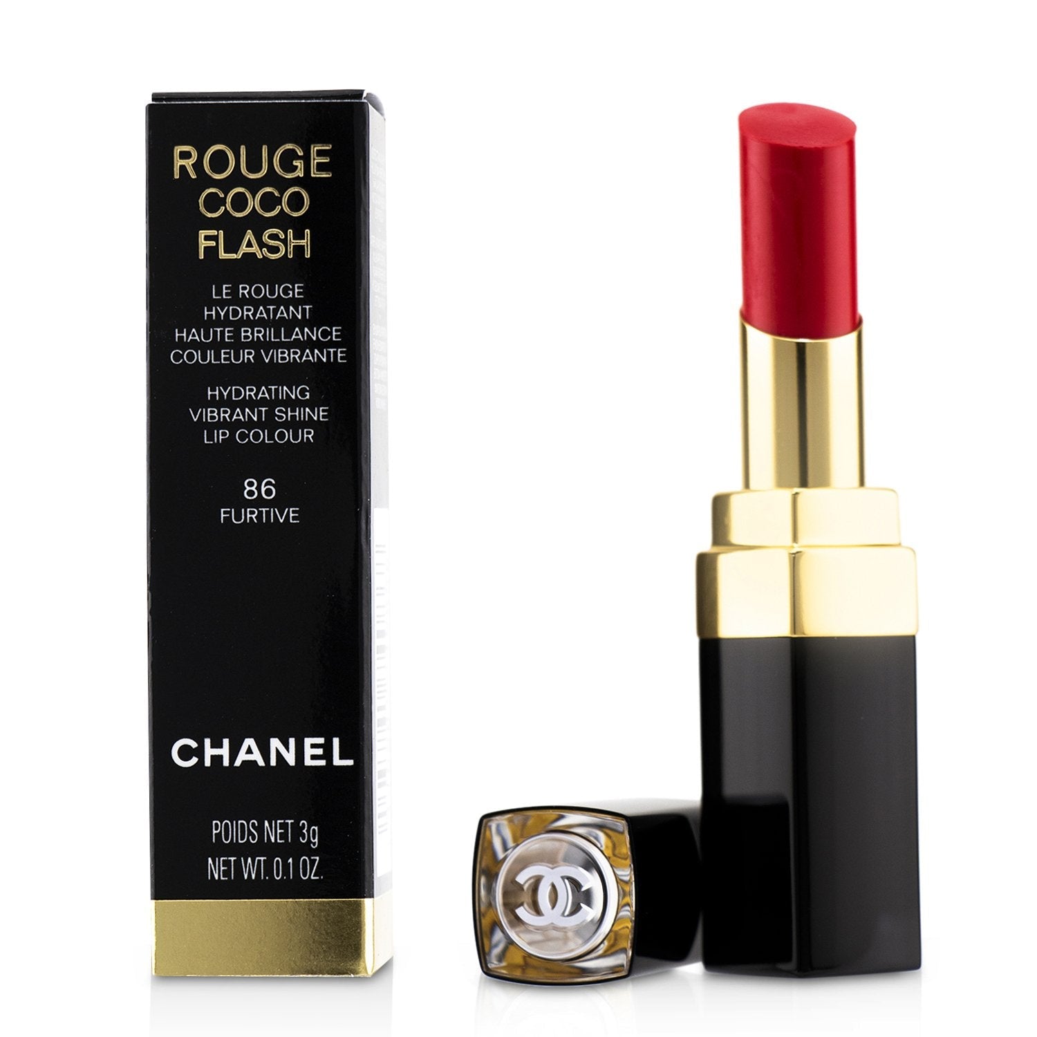 Chanel Rouge Coco Flash Hydrating Vibrant Shine Lip Colour - # 134 Lust  3g/0.1oz