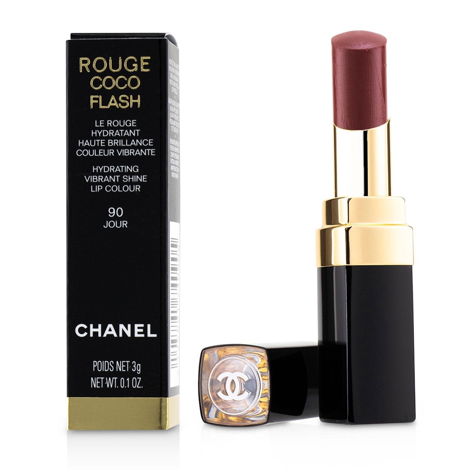 Chanel Rouge Coco Flash Hydrating Vibrant Shine Lip Colour - # 128 Mood  3g/0.1oz