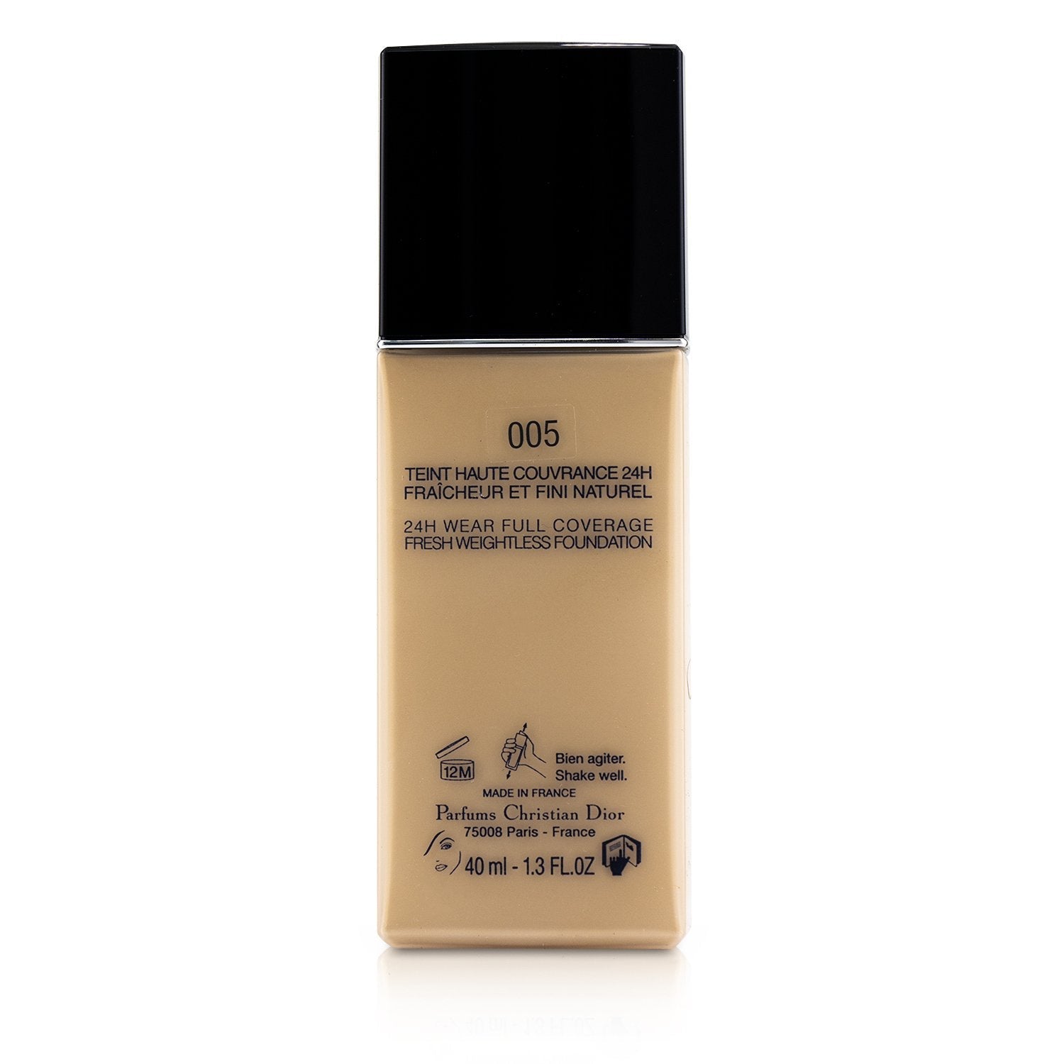Christian Dior Diorskin Forever Undercover 24H Wear Full Coverage Water Based Foundation - # 050 Dark Beige C000900  40ml/1.3oz