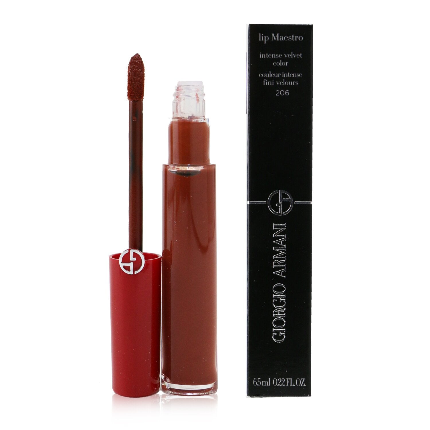Giorgio Armani Lip Maestro Intense Velvet Color (Liquid Lipstick) - # 529 Rose Plum  6.5ml/0.22oz
