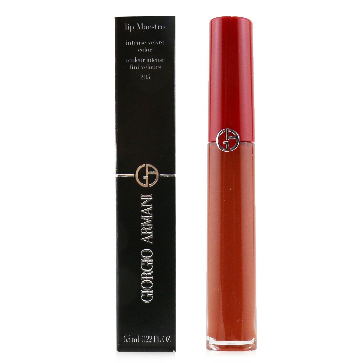 Giorgio Armani Lip Maestro Intense Velvet Color (Liquid Lipstick) - # 405 (Sultan)  6.5ml/0.22oz