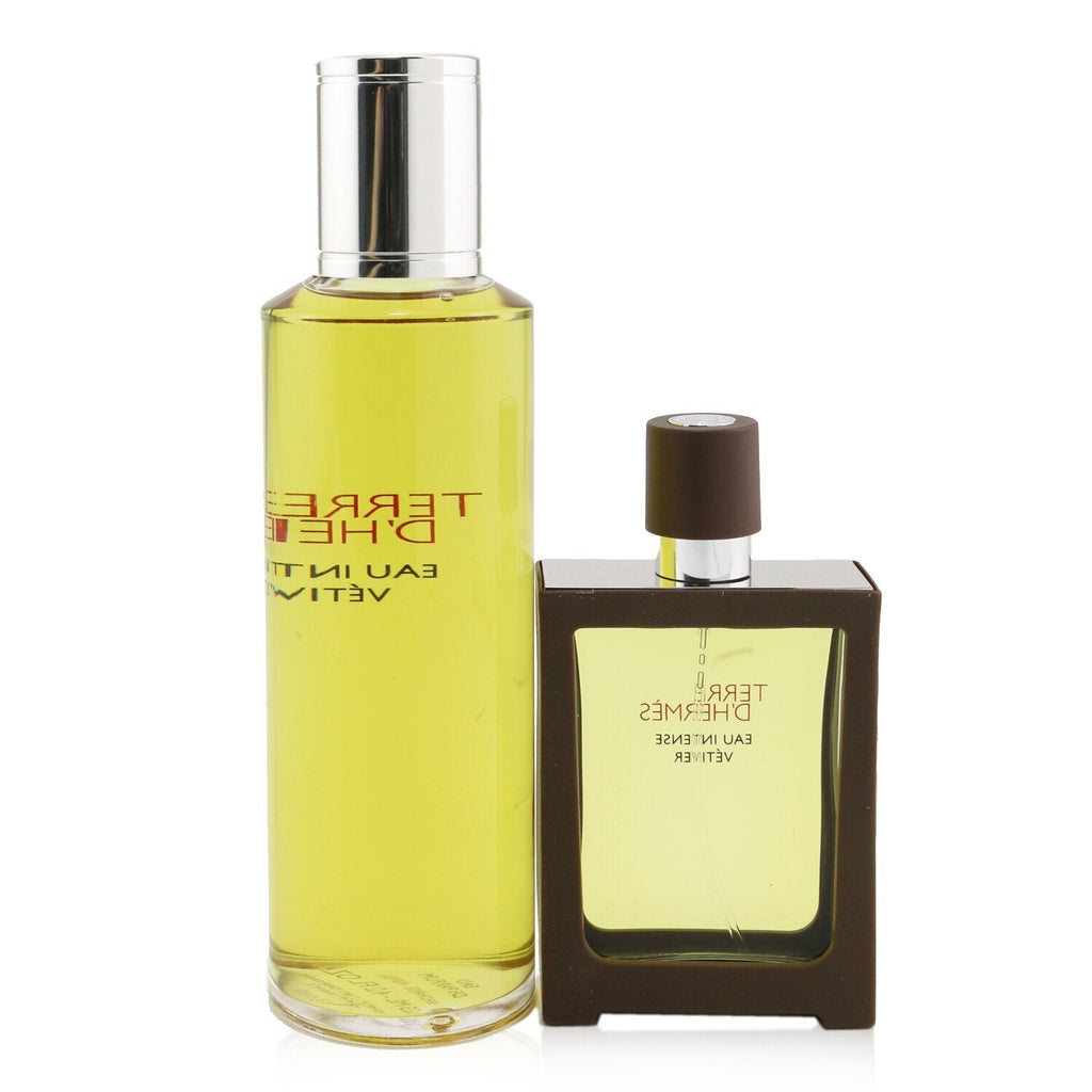 Hermes Terre D'Hermes Eau Intense Vetiver Coffret: Eau De Parfum Spray 30ml + Refill 125ml  2pcs